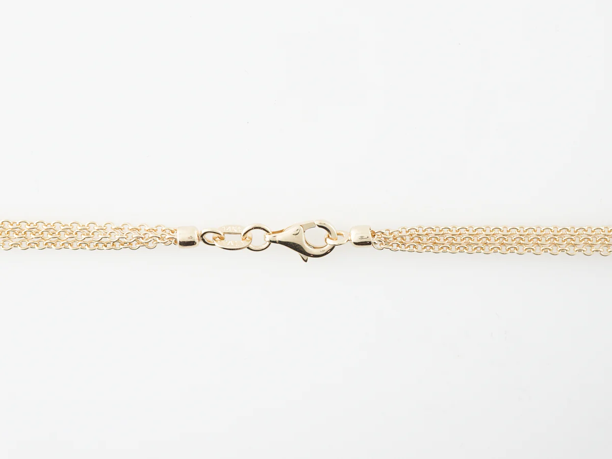 Multi Strand Necklace in 14k Yellow Gold - Image 4