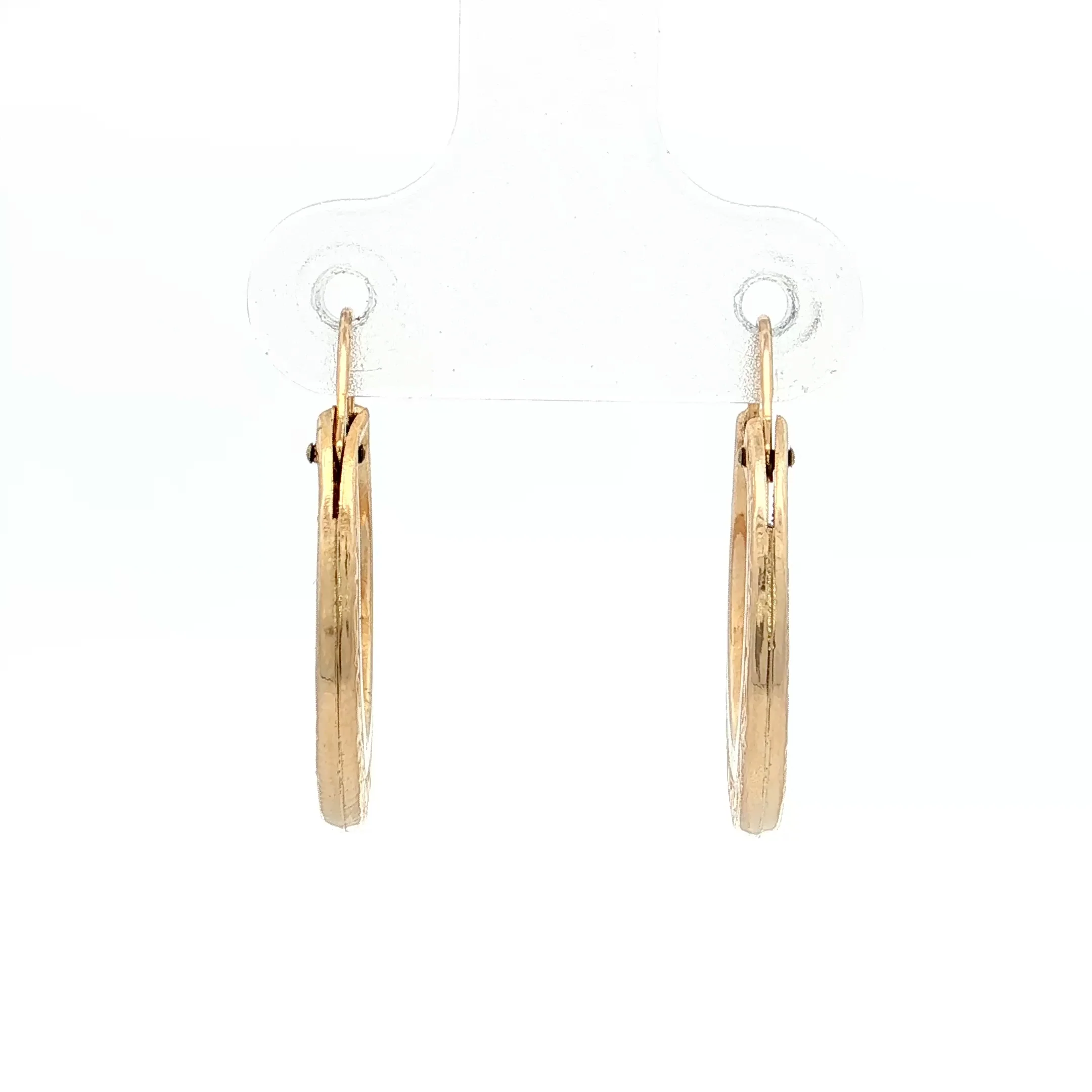 Ornate Engraved Hoop Earrings 14k Yellow Gold