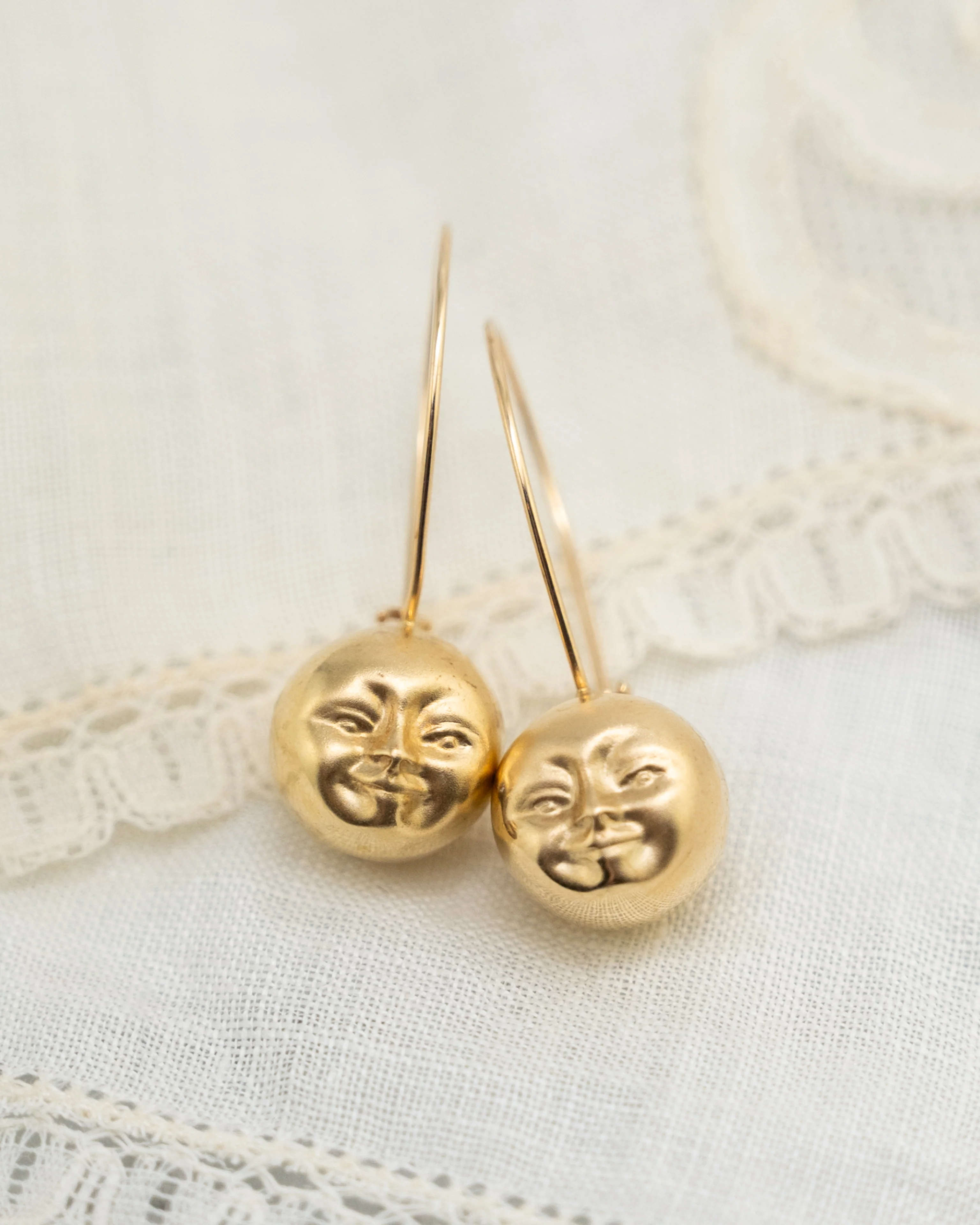 Peter Brams Celestial Drop Earrings in 14k - Image 4