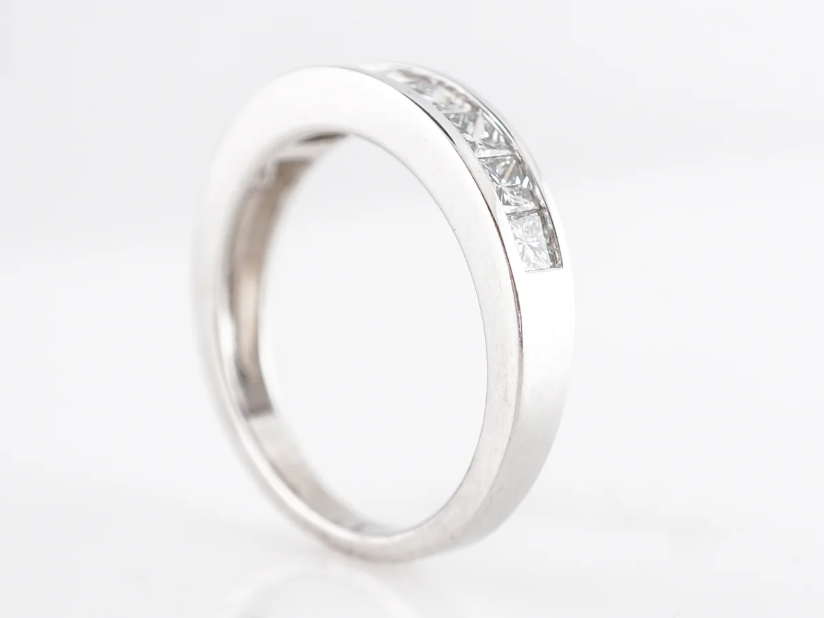 Princess Cut Diamond Eternity Band in Platinum - Image 4