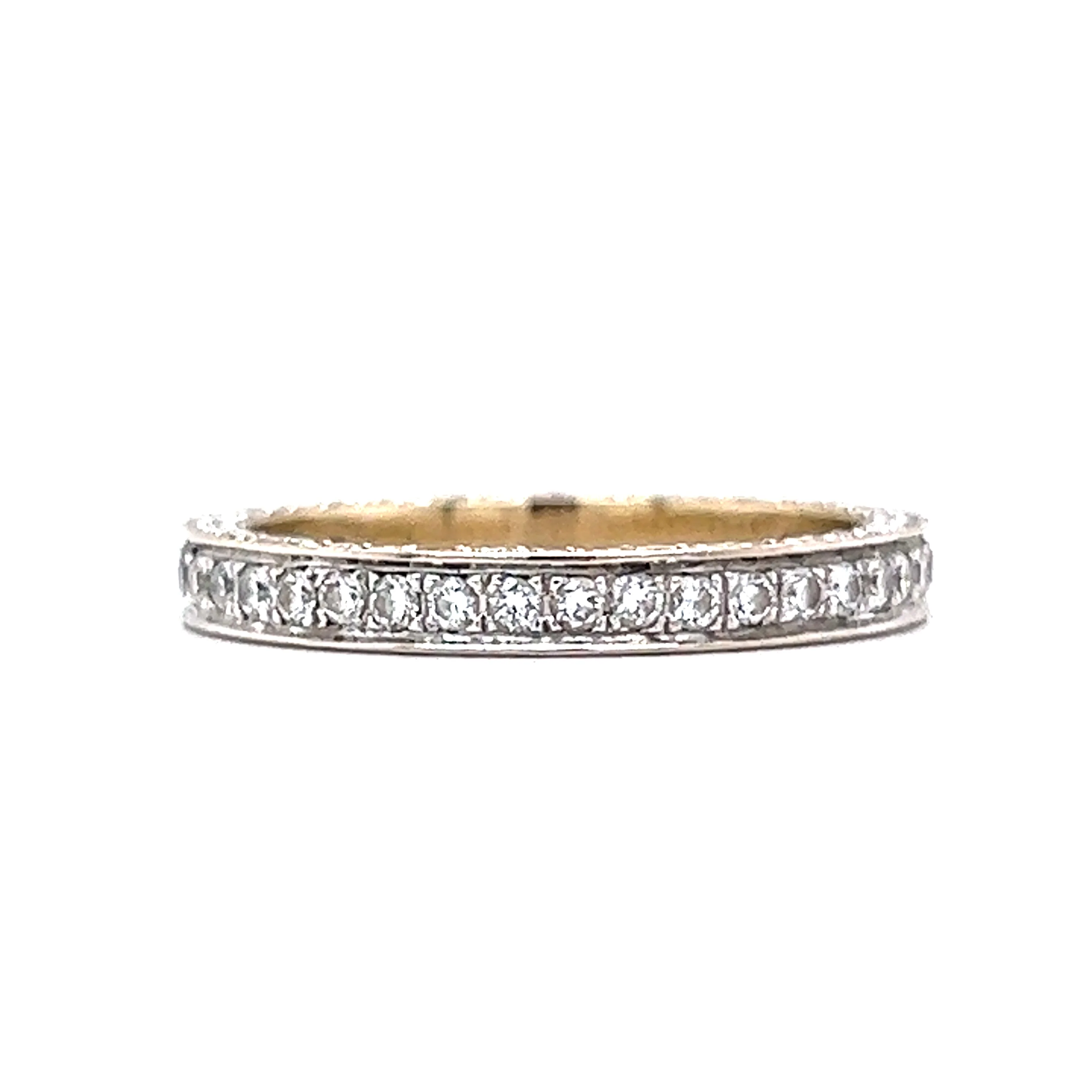 1.80 Diamond Eternity Channel Set Wedding Band in 14k White Gold
