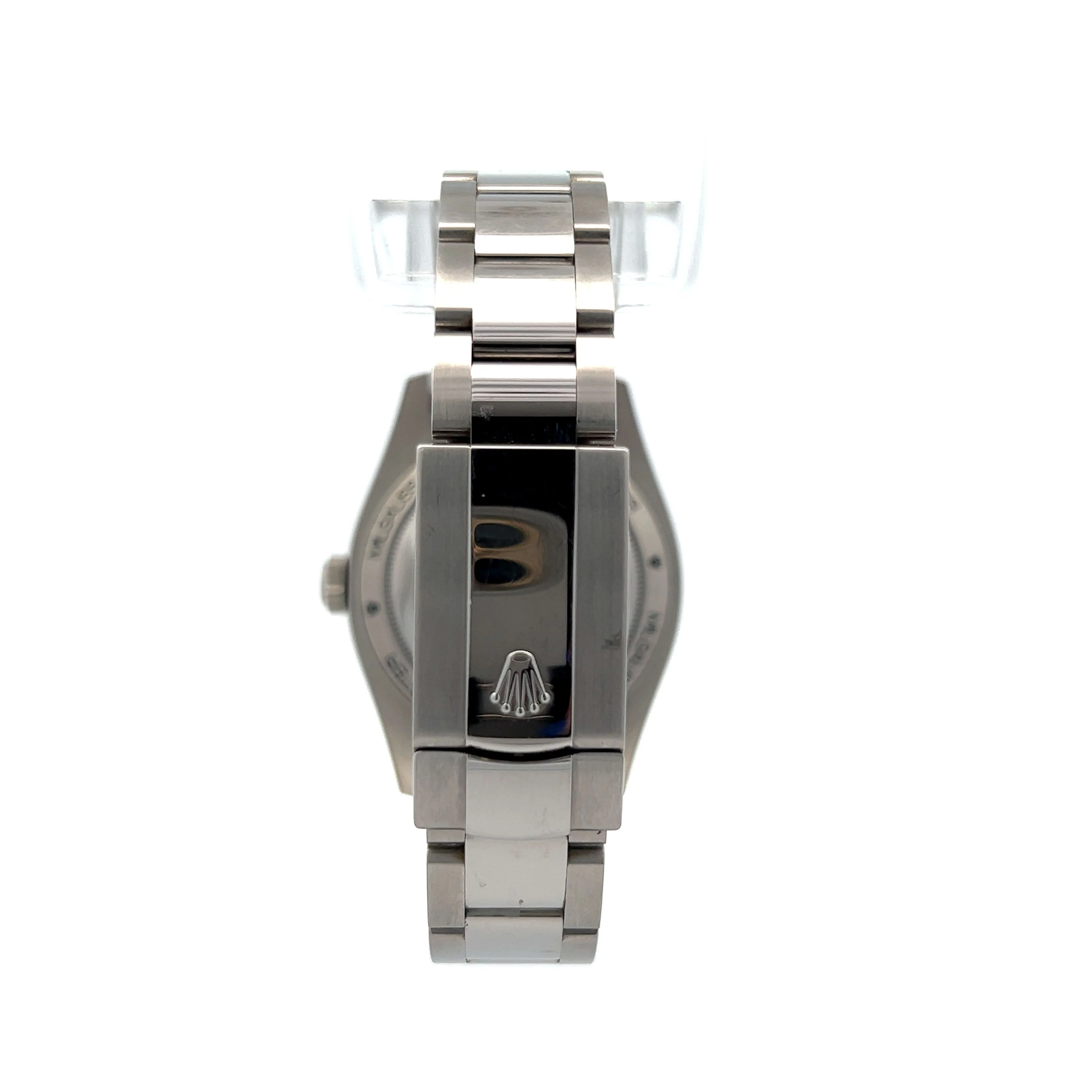 Rolex Milgauss Green Cystal Blue Dial Ref 116400GV in Stainless Steel - Image 4