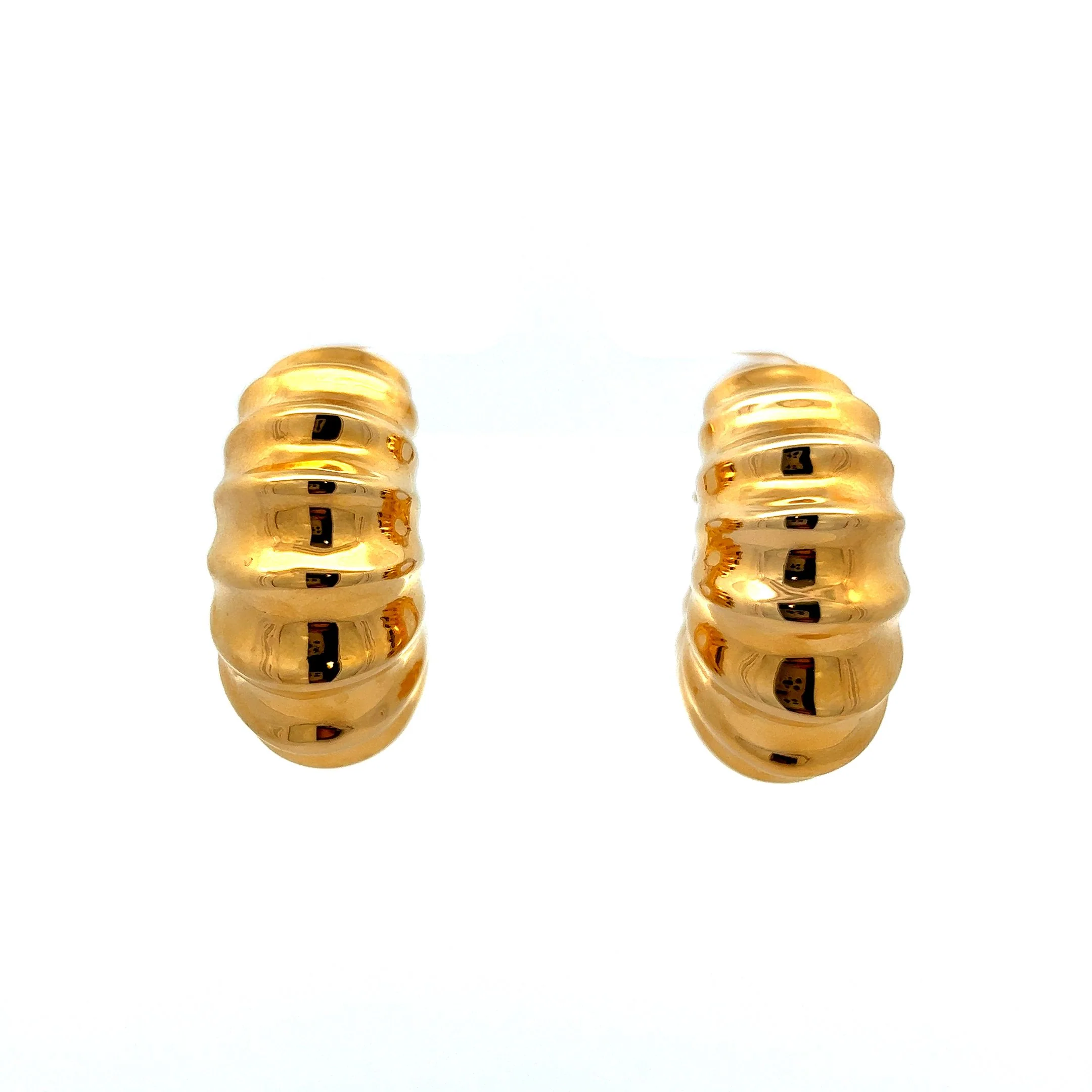 Filigree Jewelers x Eleanor Leftwich Scalloped Hoop Earrings