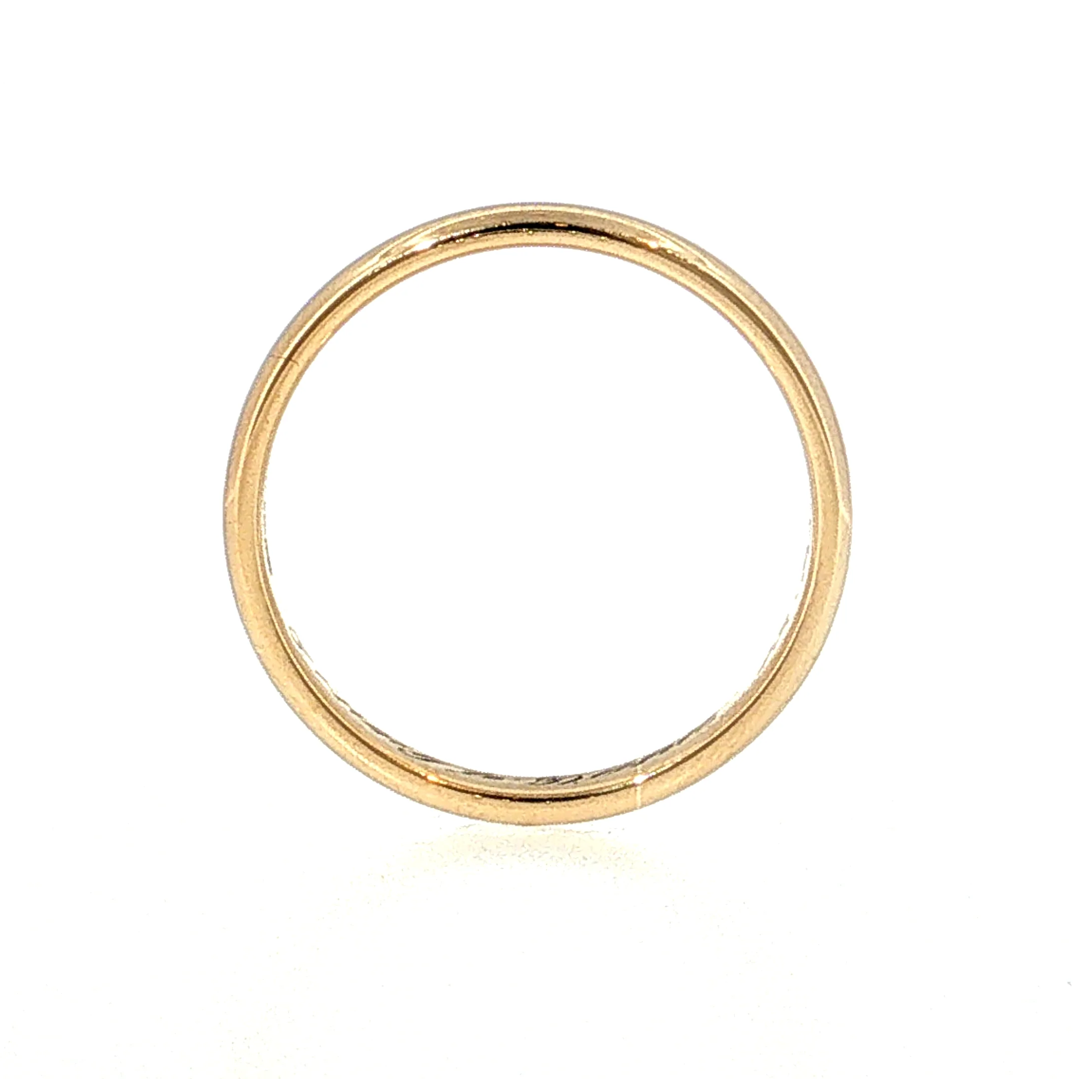 Vintage Mid-Century Men's Wedding Band 14k Yellow Gold - Image 4