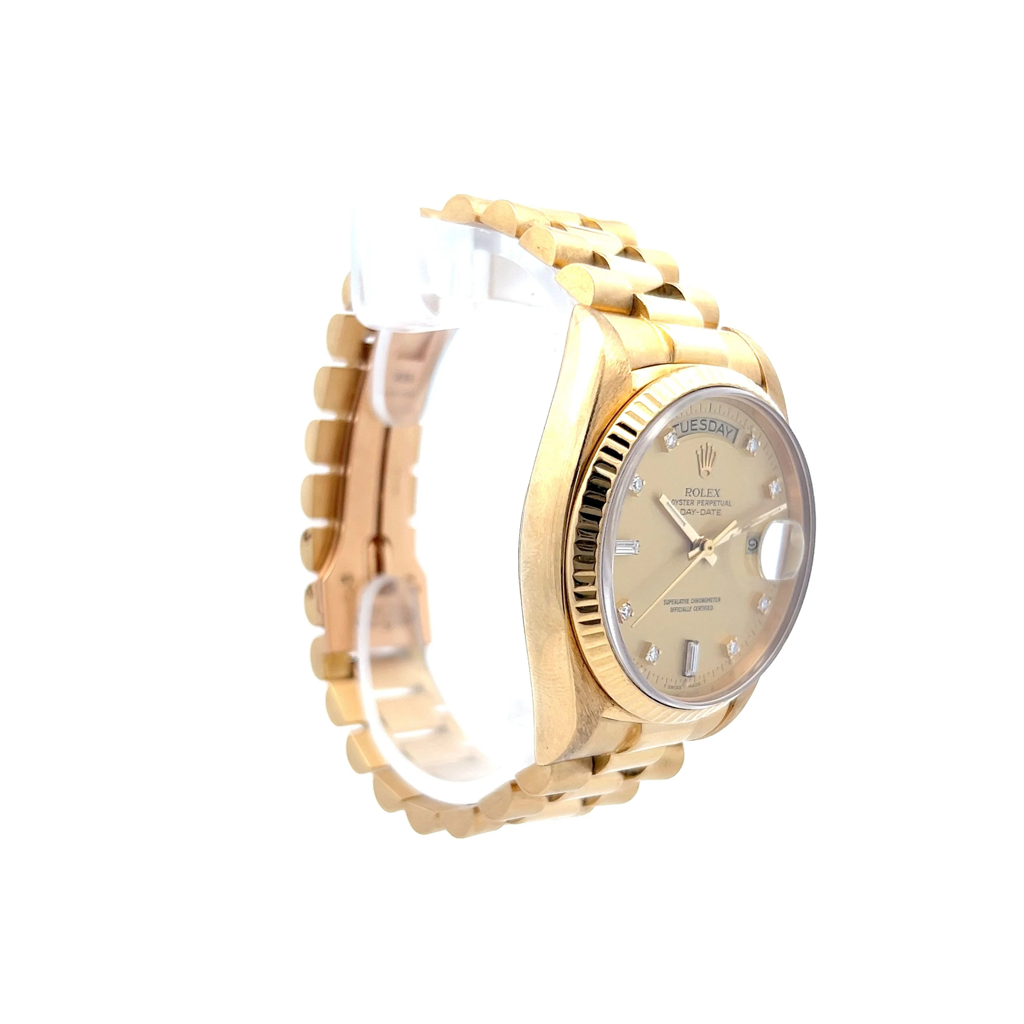 Rolex President Day-Date Diamond Dial Ref 18038 in 18k Yellow Gold - Image 2