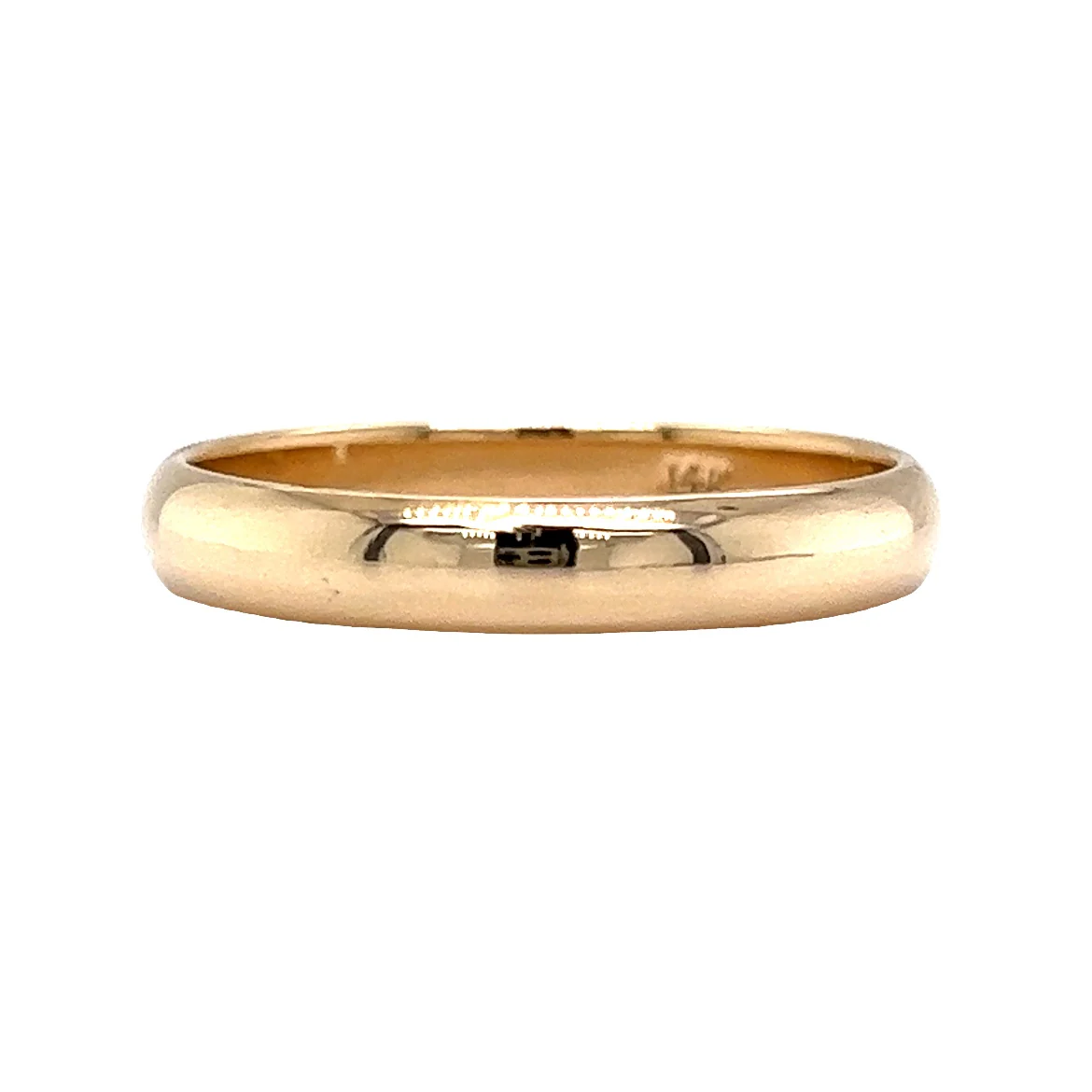 Classic Wedding Band in 14k Yellow Gold - Image 2