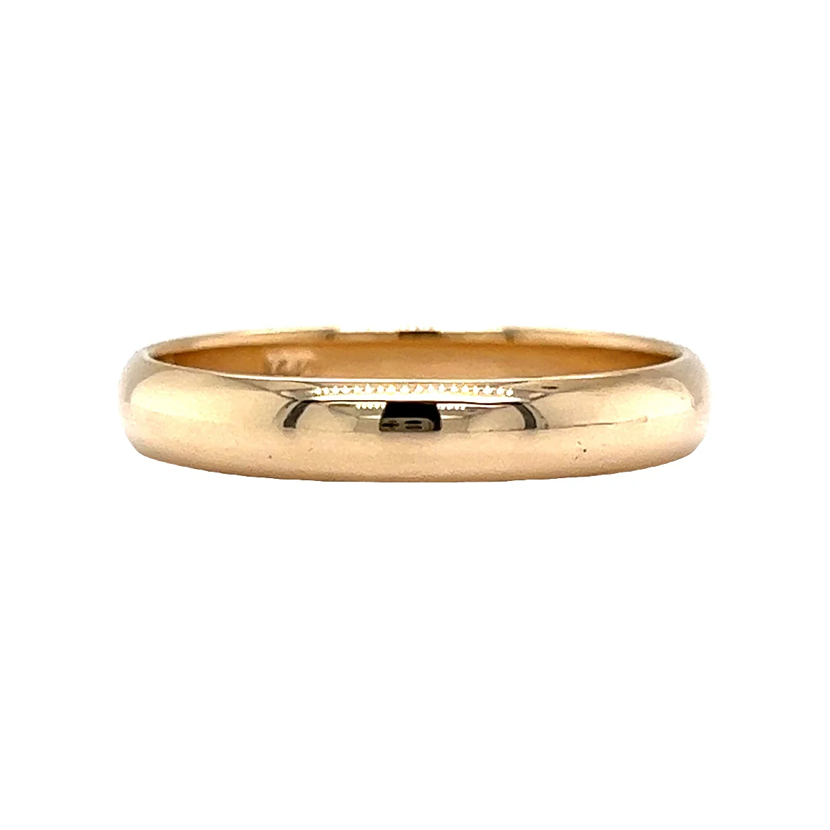 Classic Wedding Band in 14k Yellow Gold - Image 3