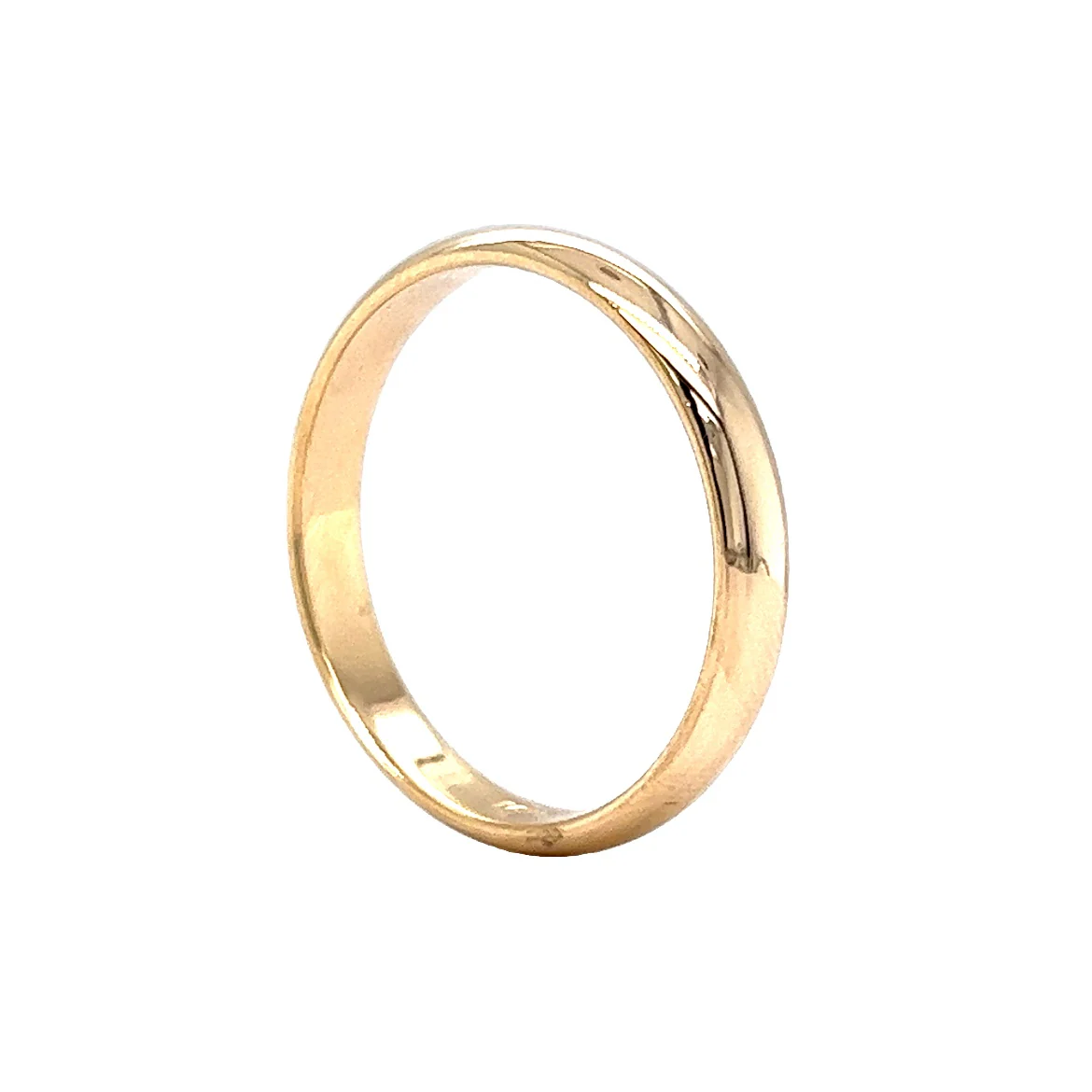 Classic Wedding Band in 14k Yellow Gold - Image 5