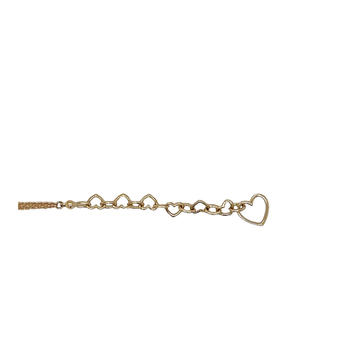 .87 Round Brilliant Cut Diamond Bracelet in 14k Yellow Gold - Image 4