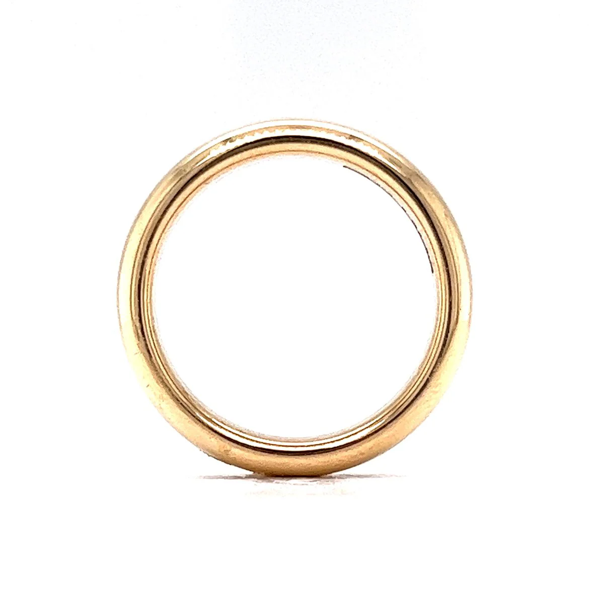 Classic 5mm High Polish Wedding Band in 18k Yellow Gold - Image 4