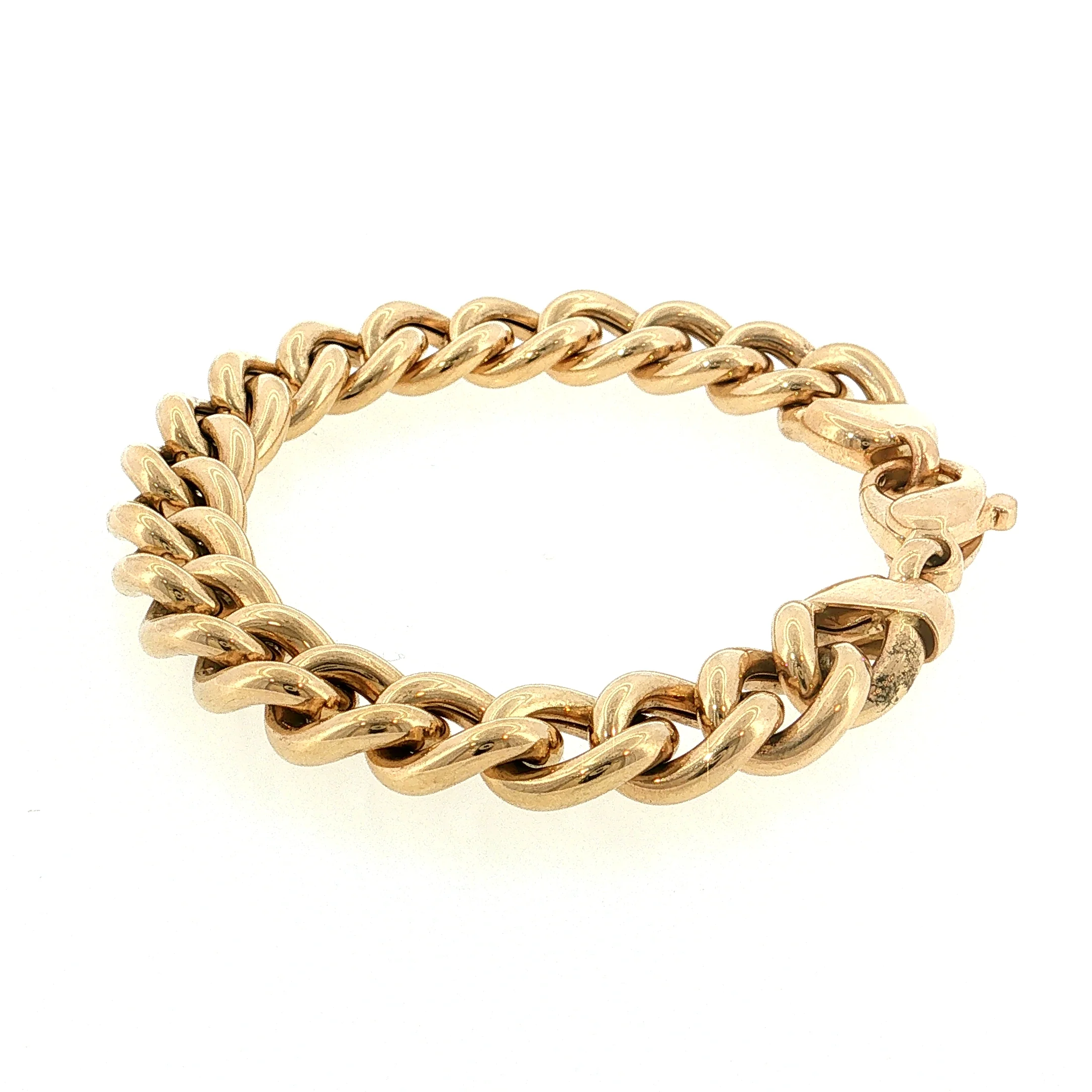Ralph Lauren Curb Link Bracelet 14k Yellow Gold - Image 2