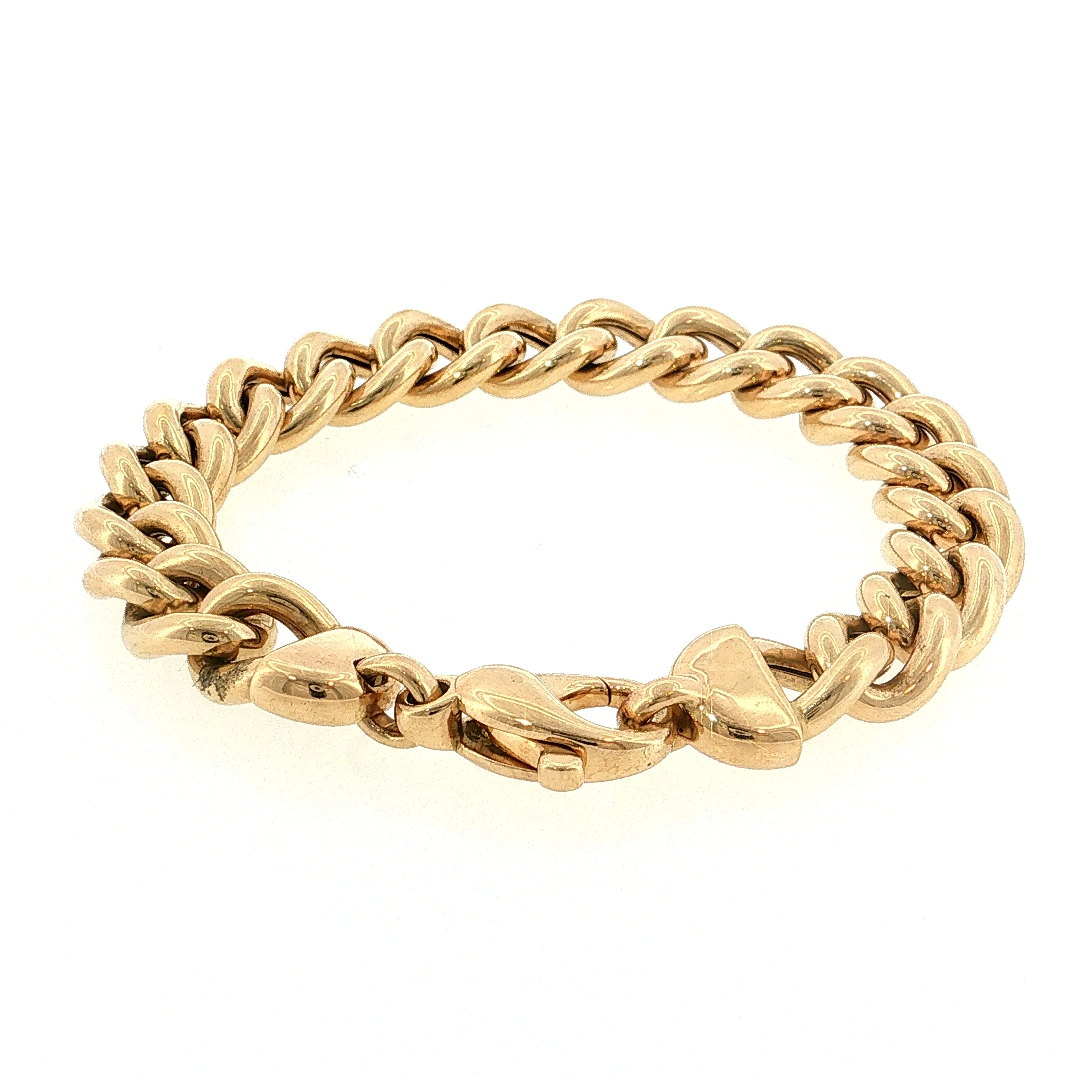 Ralph Lauren Curb Link Bracelet 14k Yellow Gold - Image 4