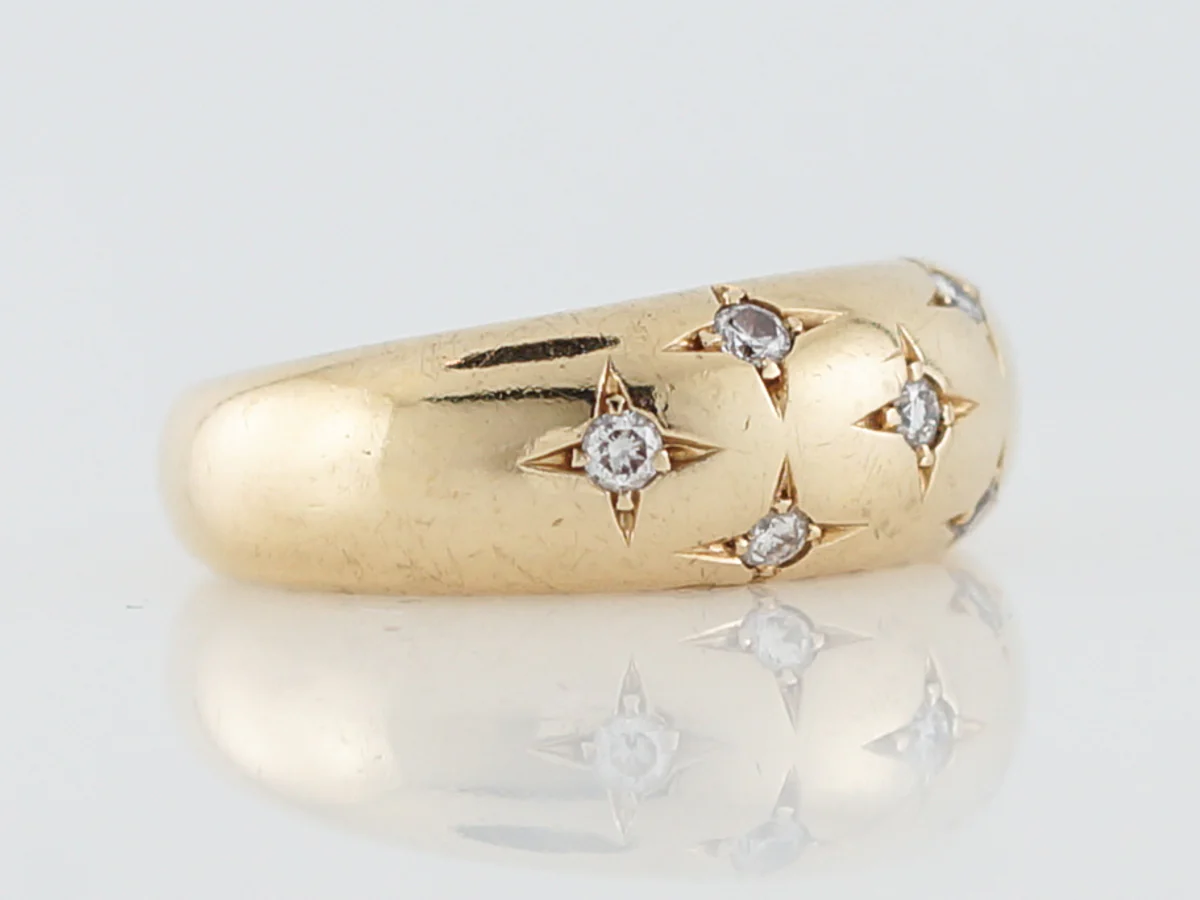 ***RTV 10/24***Right Hand Ring Chaumet Modern .28 Round Brilliant Cut Diamonds in 18k Yellow Gold - Image 3