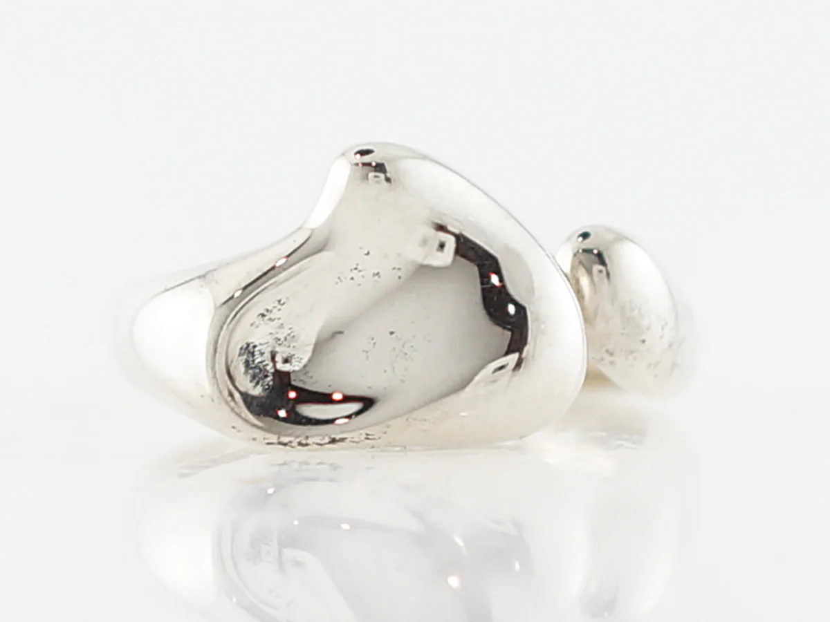 Right Hand Ring Modern Tiffany & Co. Elsa Peretti in Sterling Silver