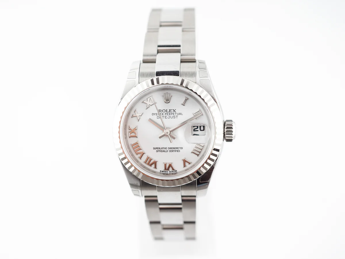 Rolex Datejust Oyster Women's Watch in 18k White Gold & Stainless Steel
