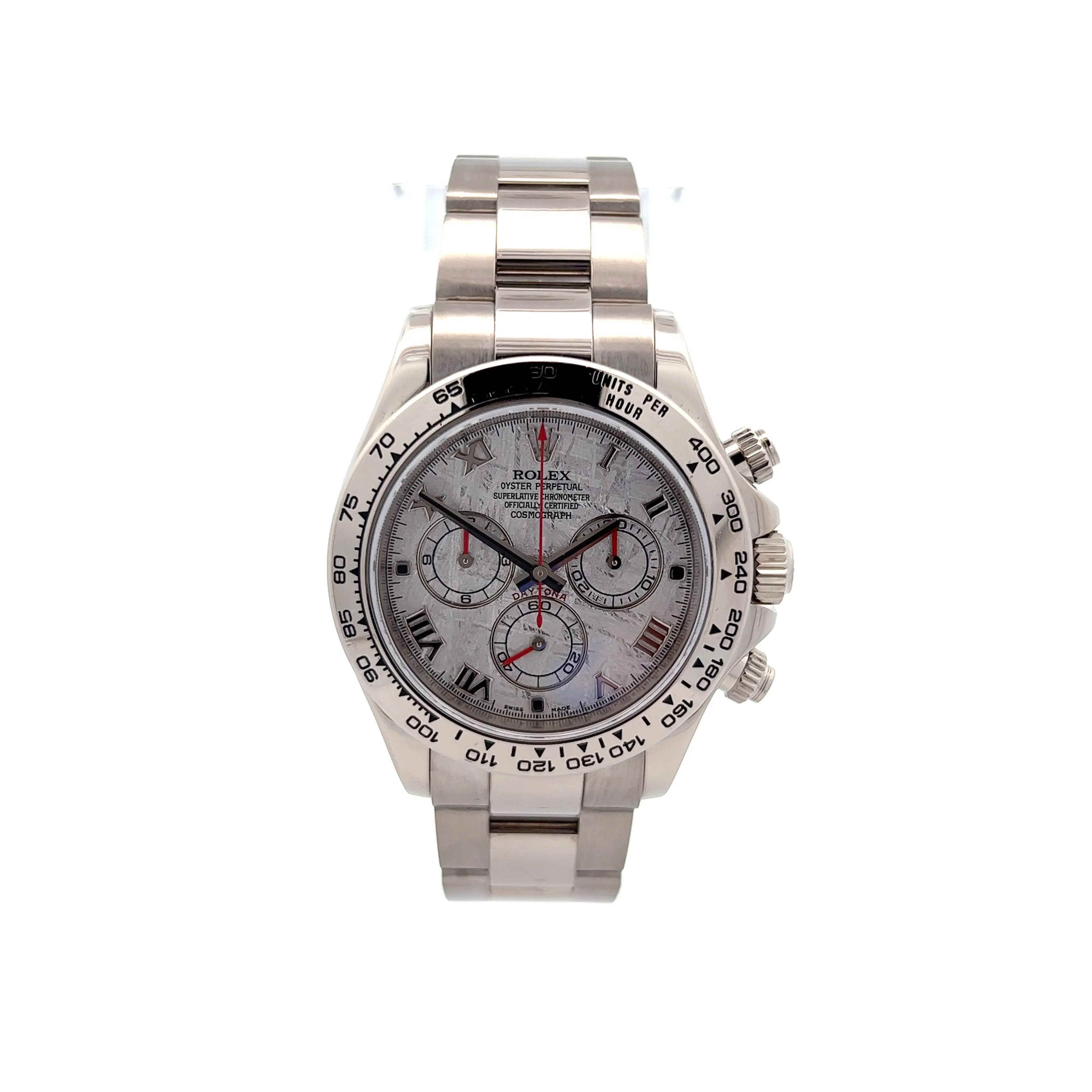 Rolex Daytona Meteorite Dial Ref 116509 in 18k White Gold