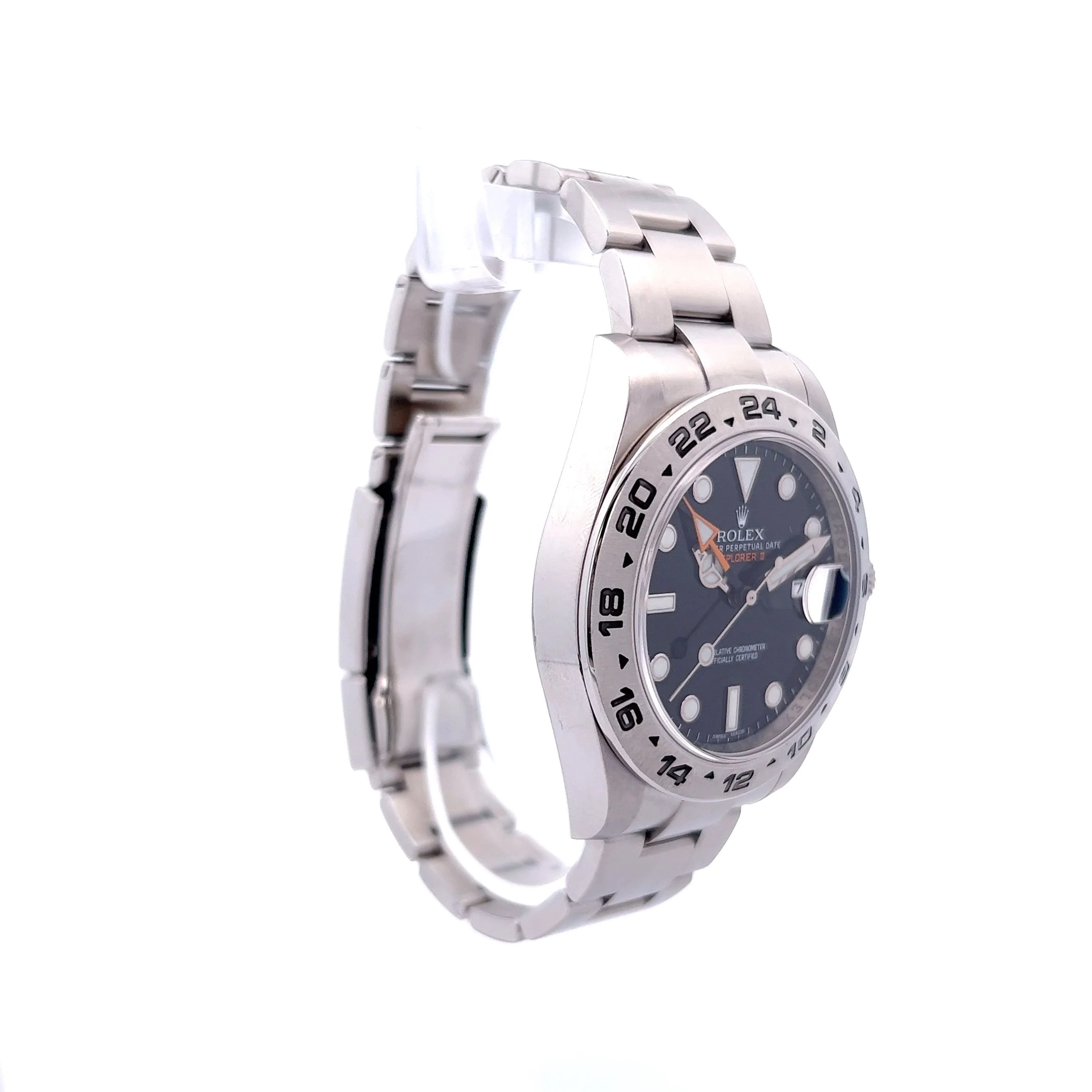Rolex Explorer II Black Dial Orange Hand 216570 - Image 3