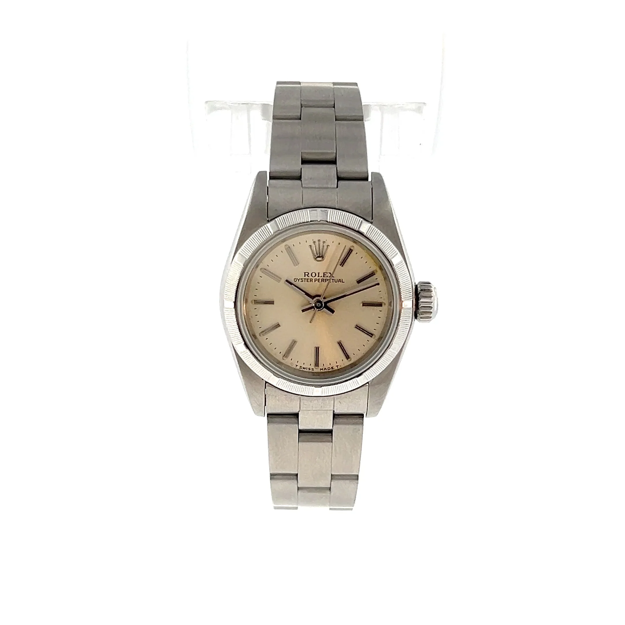 Rolex Oyster Perpetual 26mm Stainless Steel Silver Dial