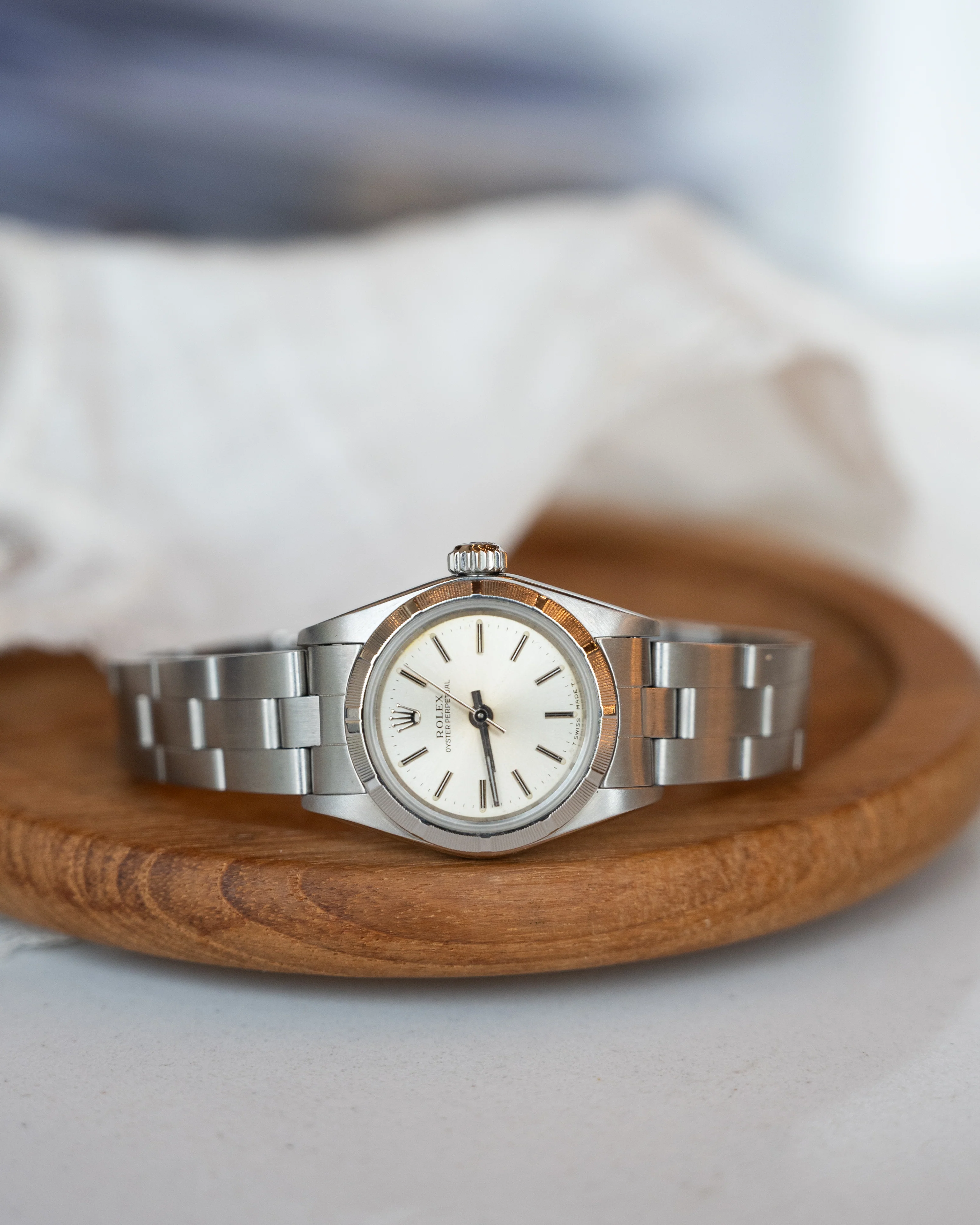 Rolex Oyster Perpetual 26mm Stainless Steel Silver Dial - Image 5