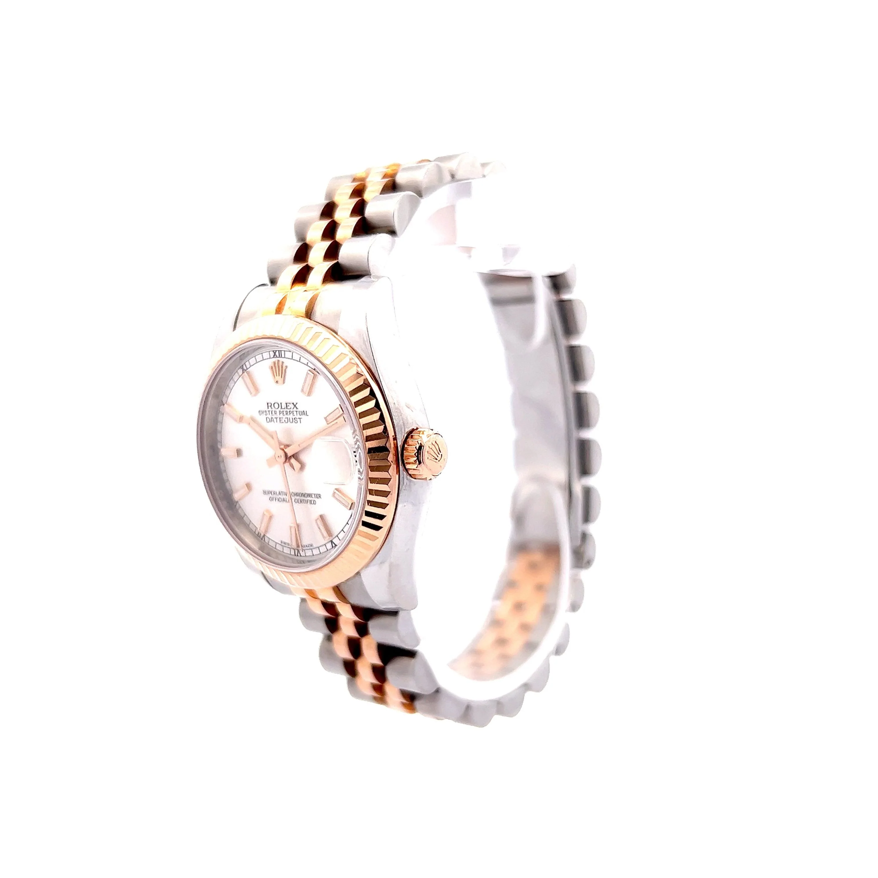 Rolex 31mm Two Tone Datejust Ref: 178271 in 18k Rose & Stainless Steel - Image 2