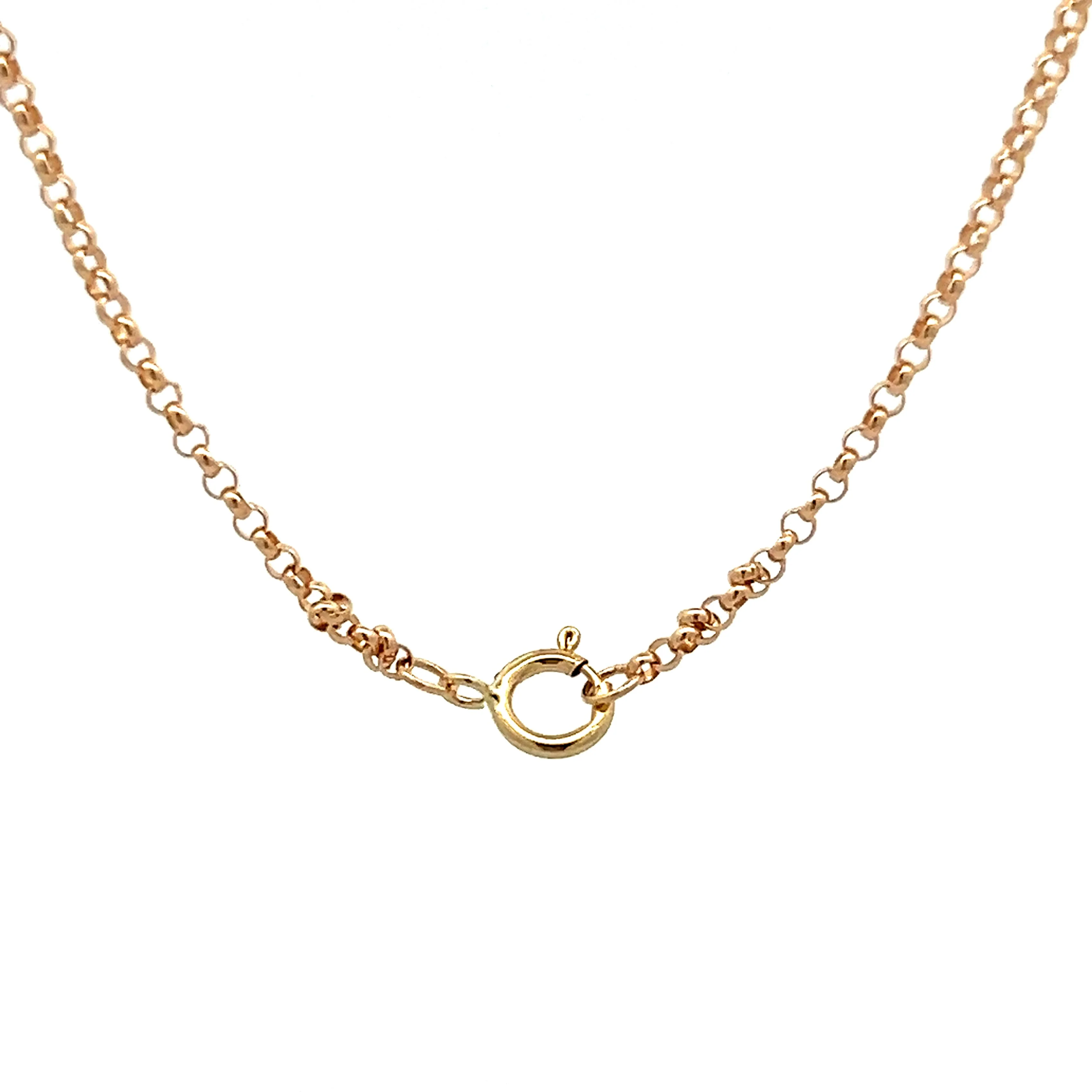 Rolo Chain Necklace in 14k Yellow Gold - Image 4
