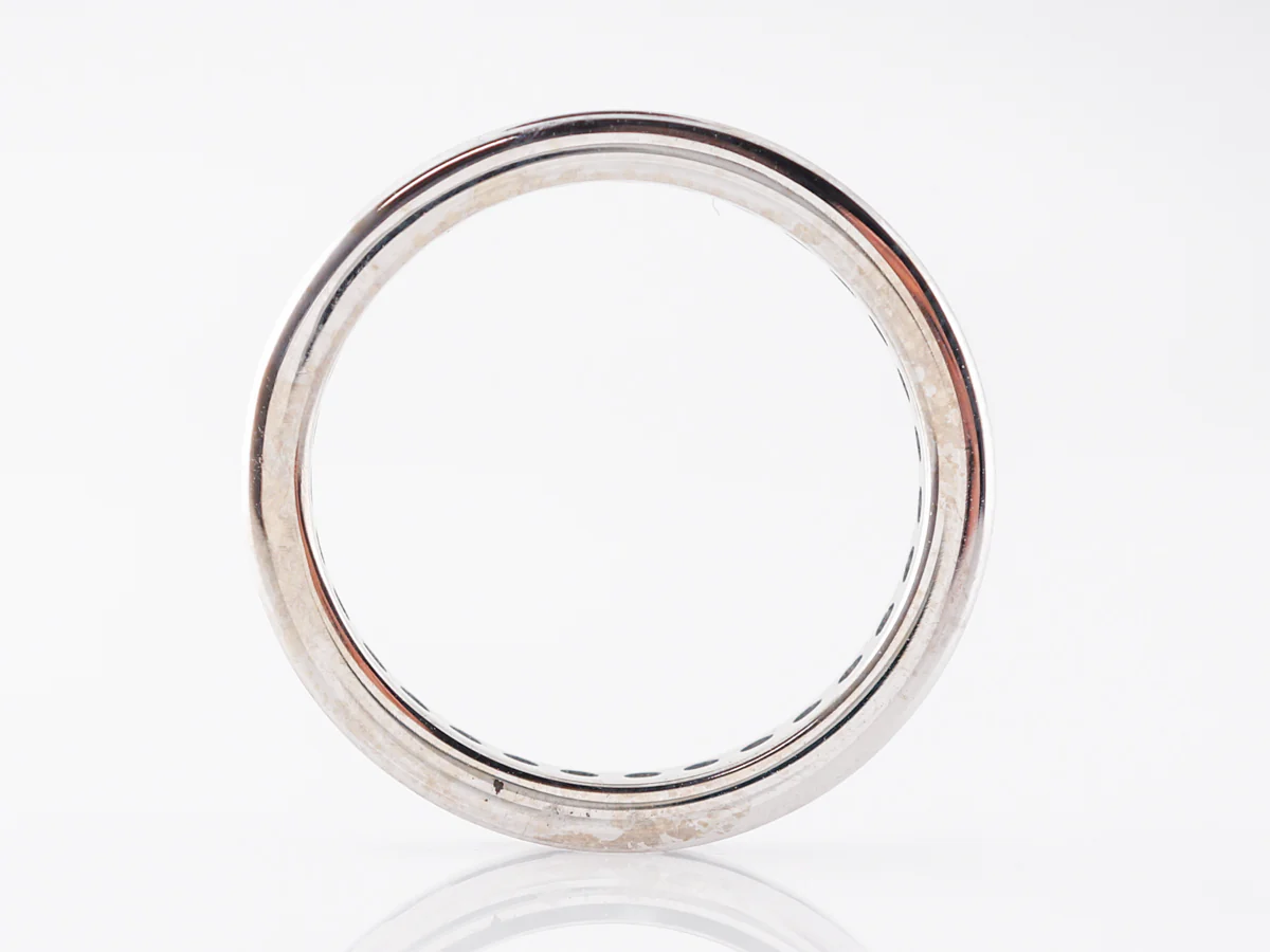 Sapphire Eternity Wedding Band in 14k White Gold - Image 2