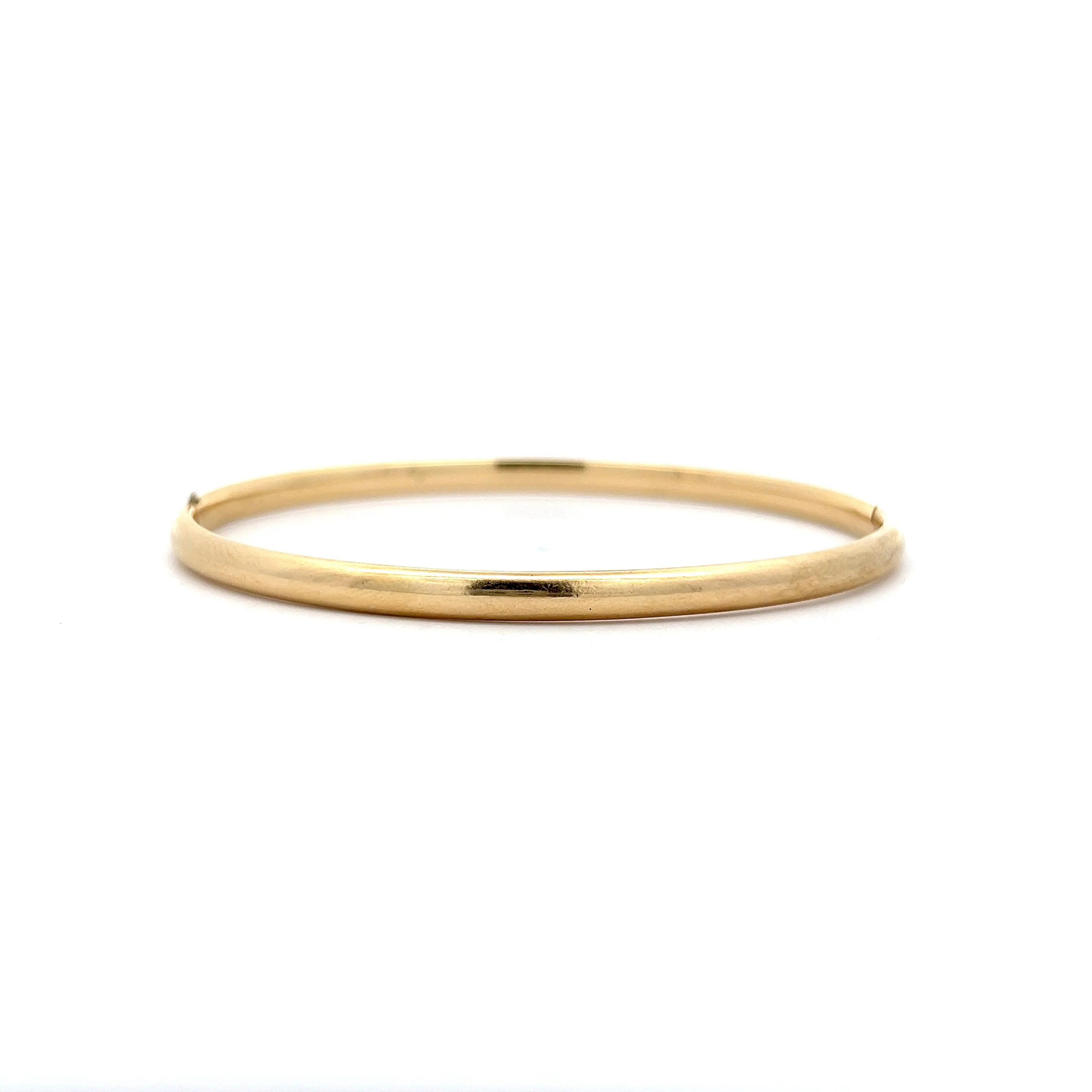 Simple Classic Bangle Bracelet in 14k Yellow Gold