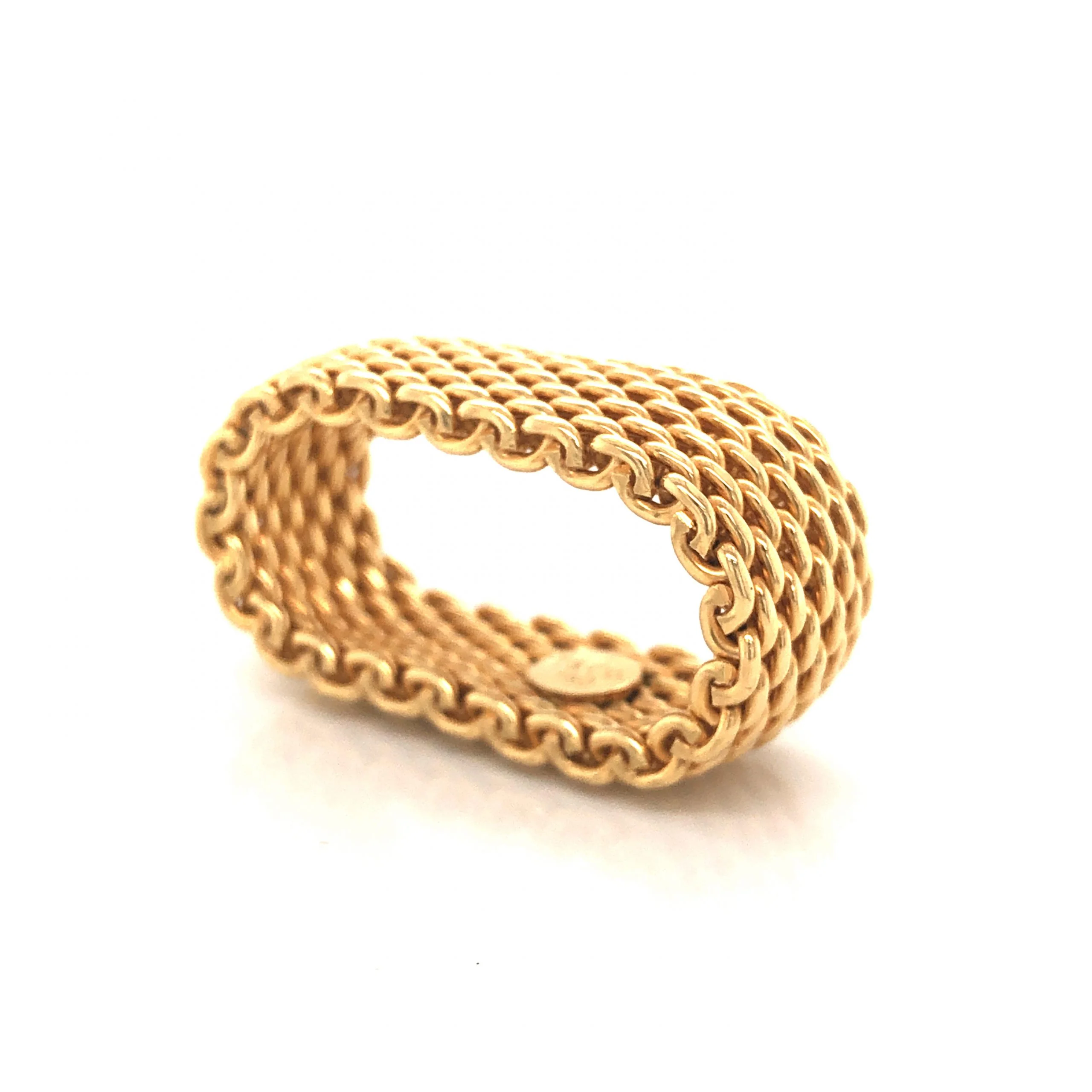 Somerset Mesh Tiffany & Co. Ring in 18K Yellow Gold - Image 2