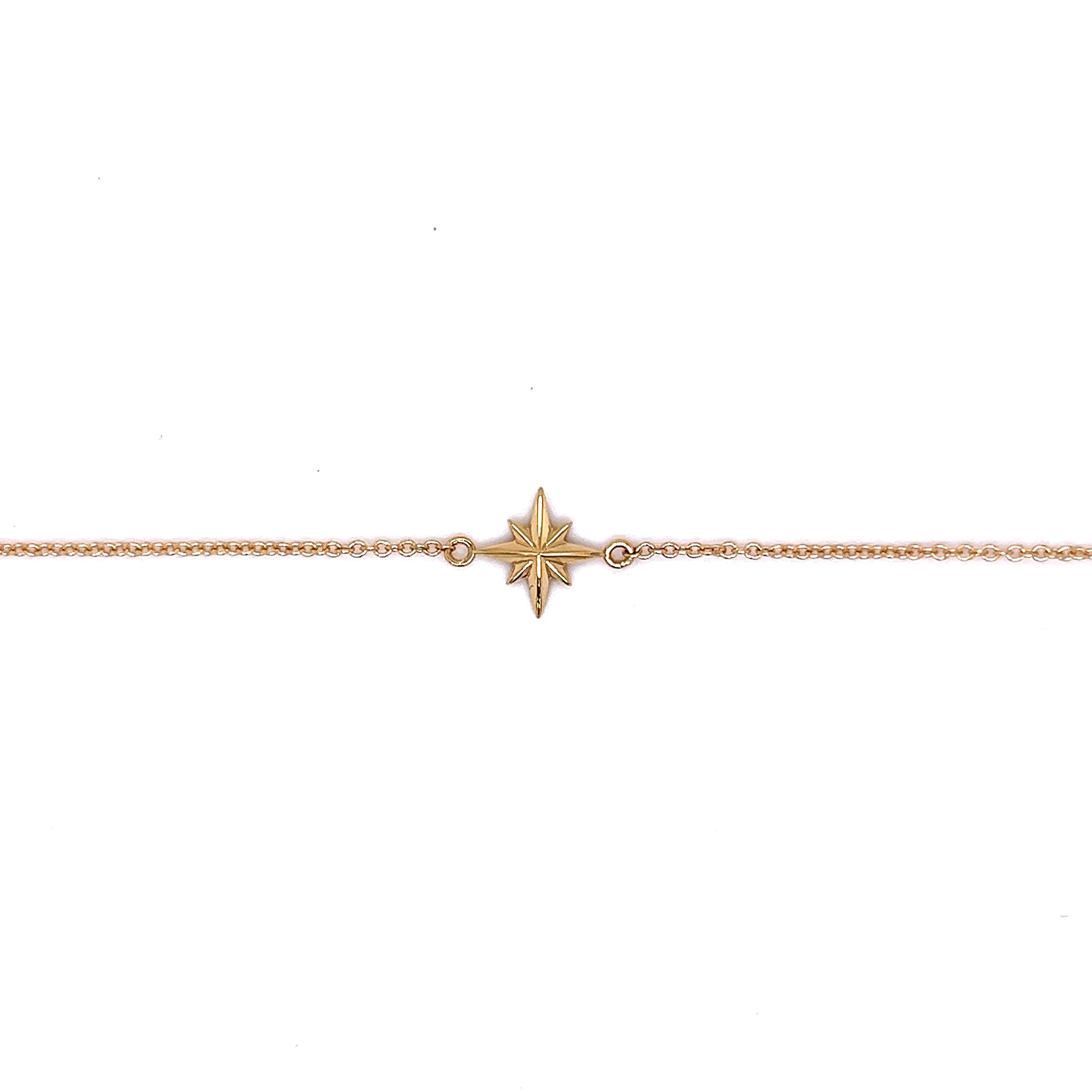 Simple Celestial Bracelet in 14k Yellow Gold - Image 4