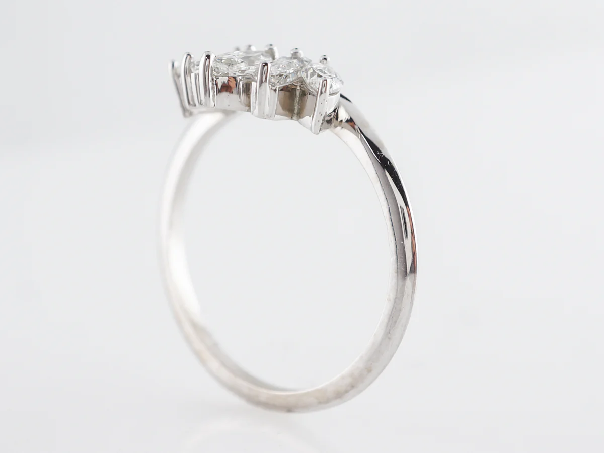 Tiara Style Diamond Band in 14k White Gold - Image 2