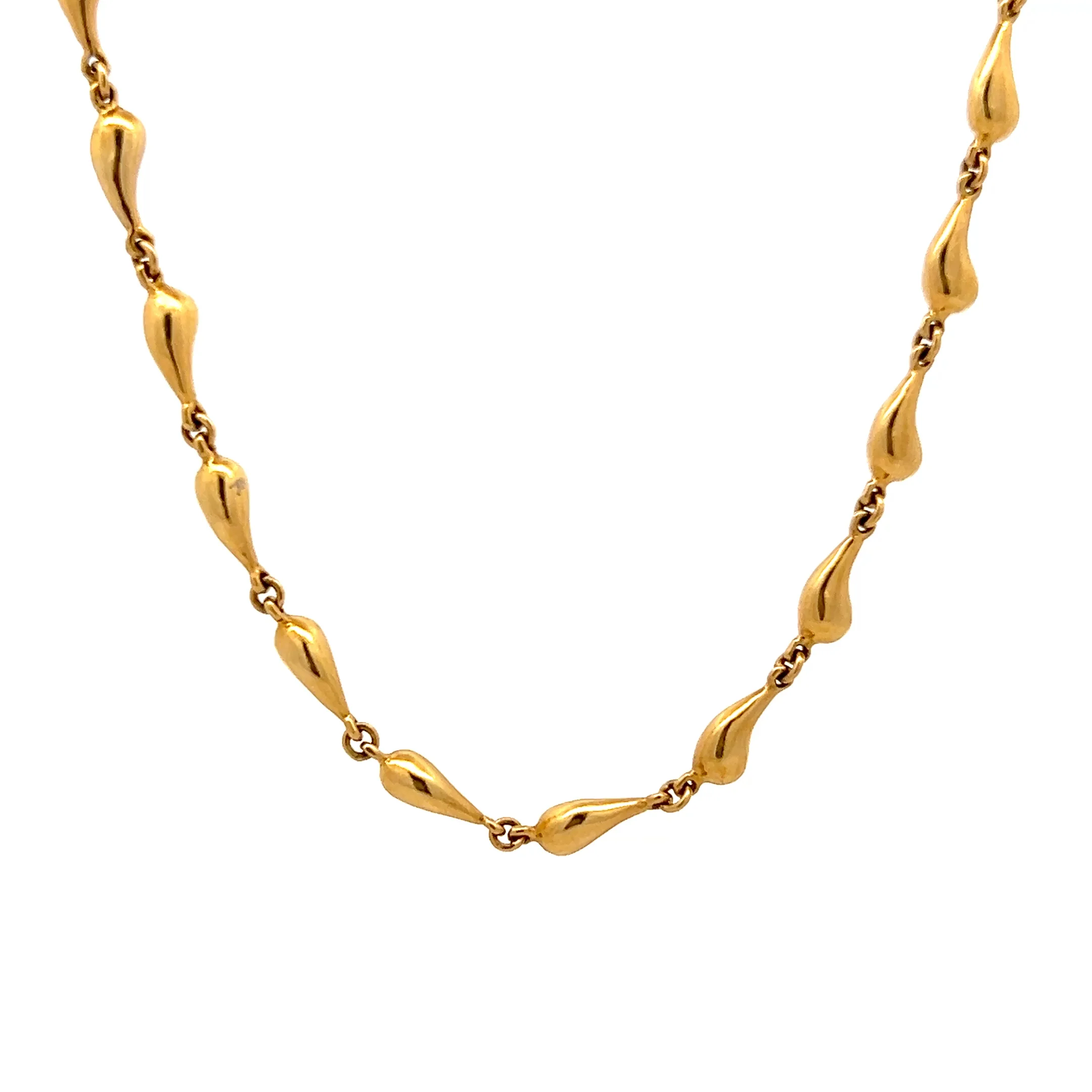 Tiffany & Co. Elsa Peretti Teardrop Necklace 18k