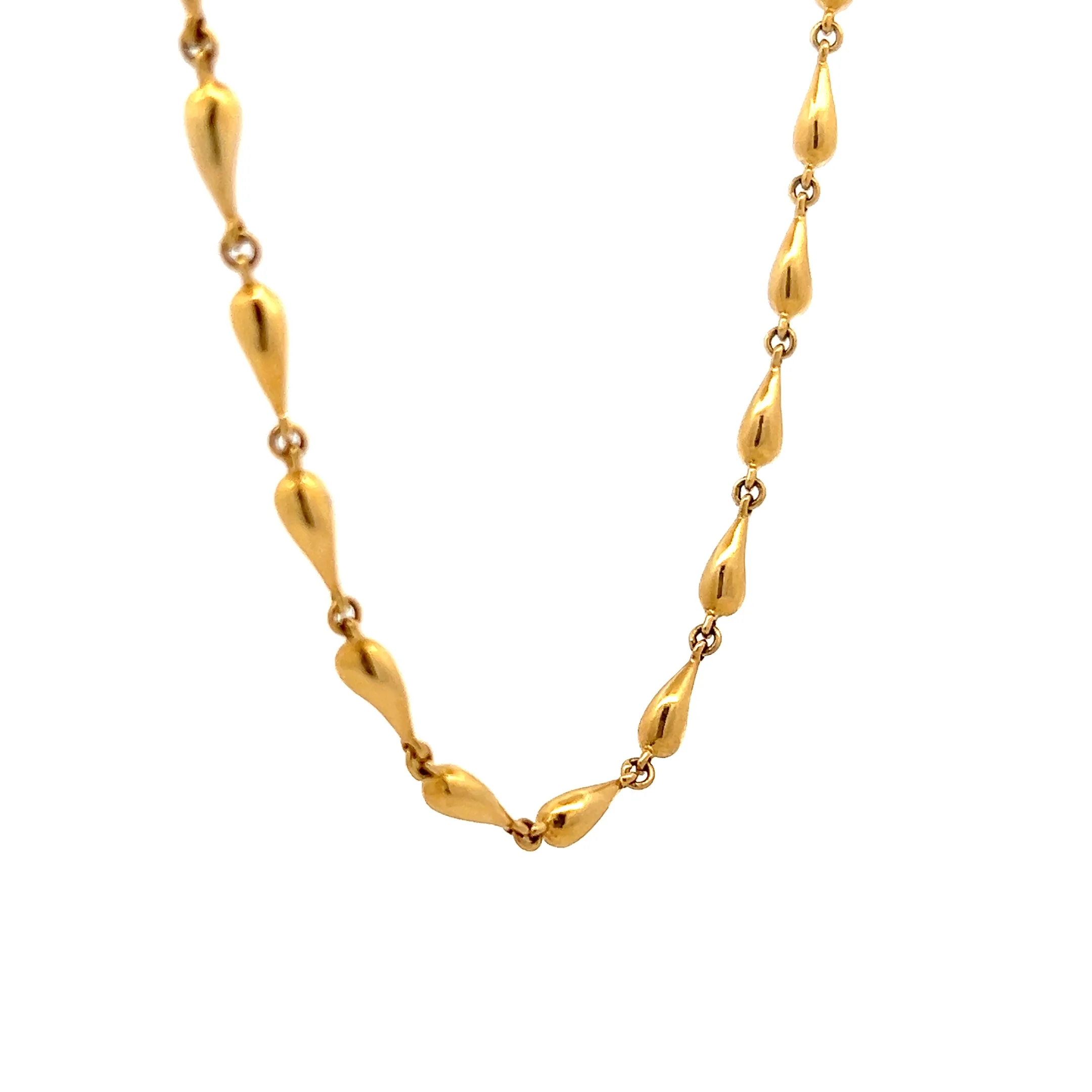 Tiffany & Co. Elsa Peretti Teardrop Necklace 18k - Image 3