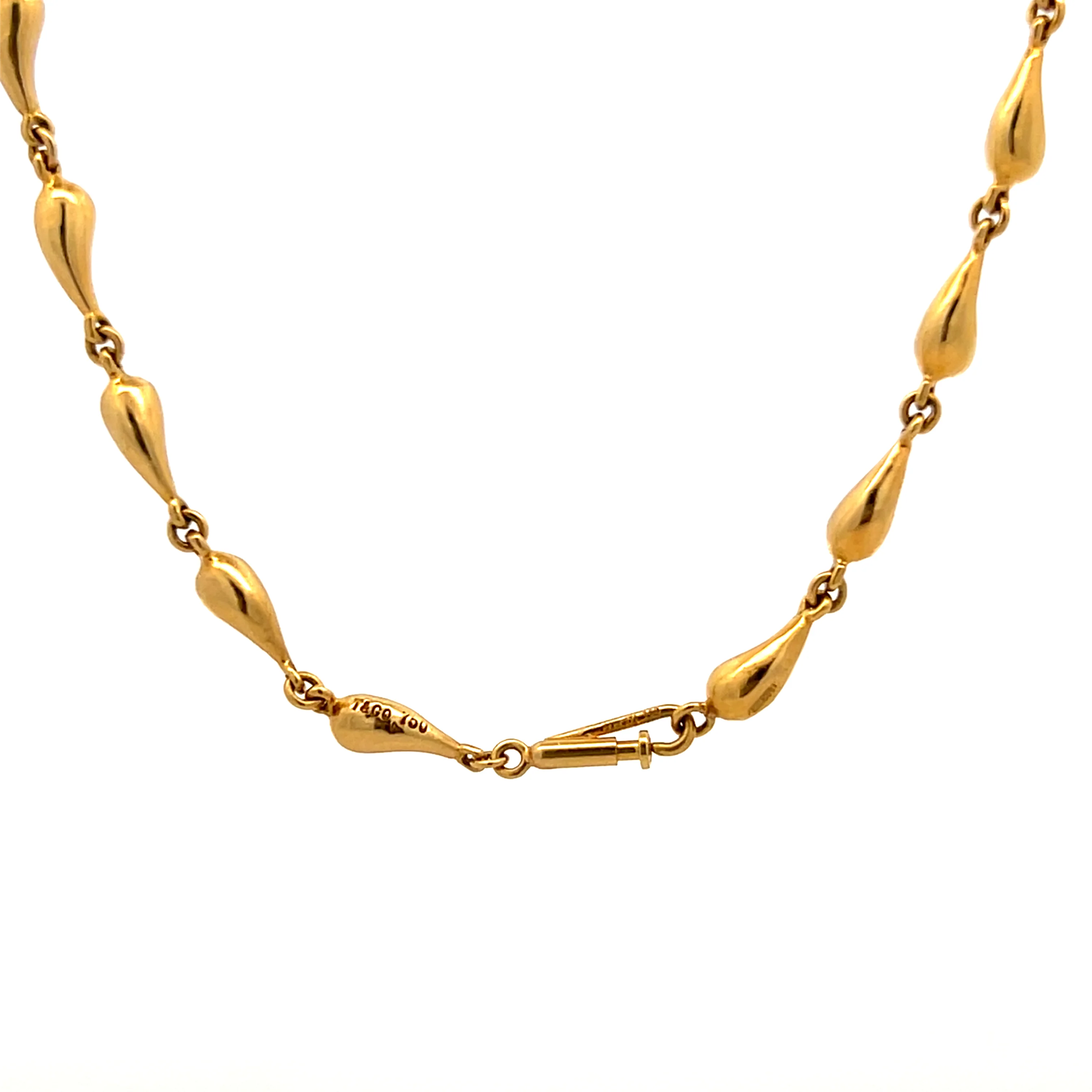 Tiffany & Co. Elsa Peretti Teardrop Necklace 18k - Image 4