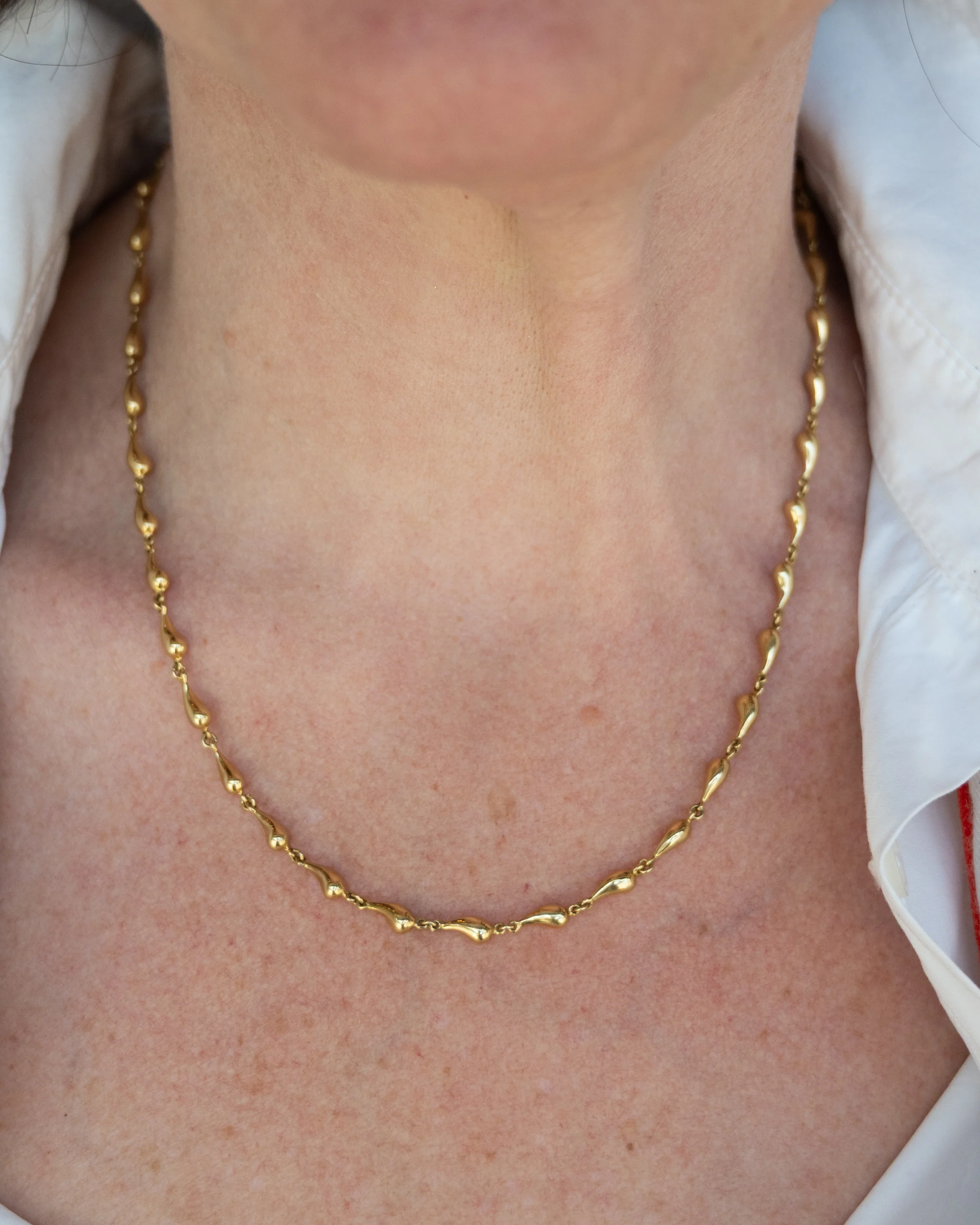 Tiffany & Co. Elsa Peretti Teardrop Necklace 18k - Image 6