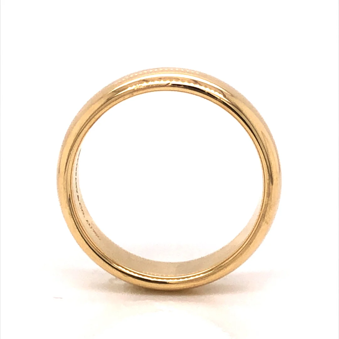 Tiffany & Co. Men's Wedding Band in 18k Yellow Gold - Image 3
