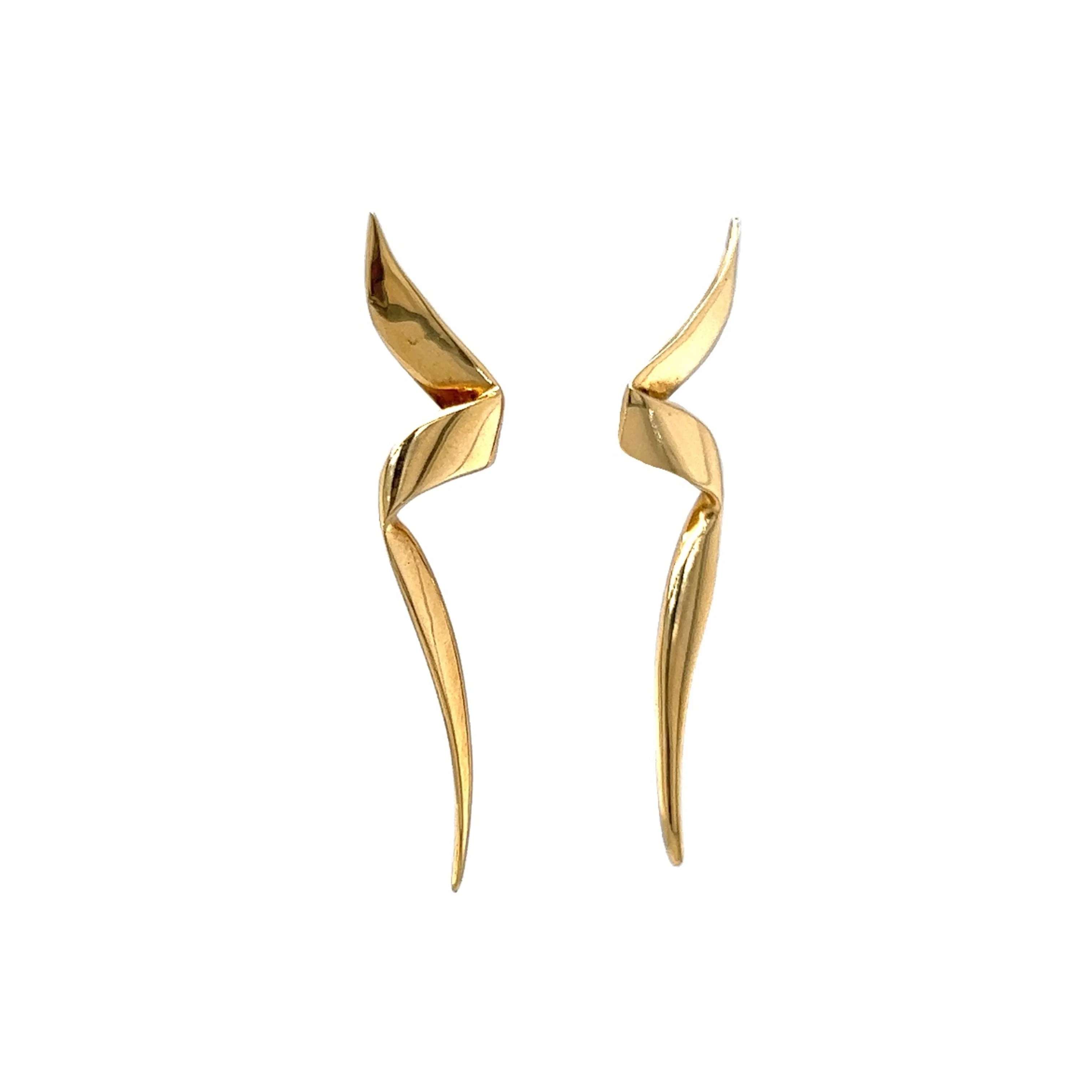 Tiffany & Co. Paloma Picasso Earrings in 18k Yellow Gold - Image 3