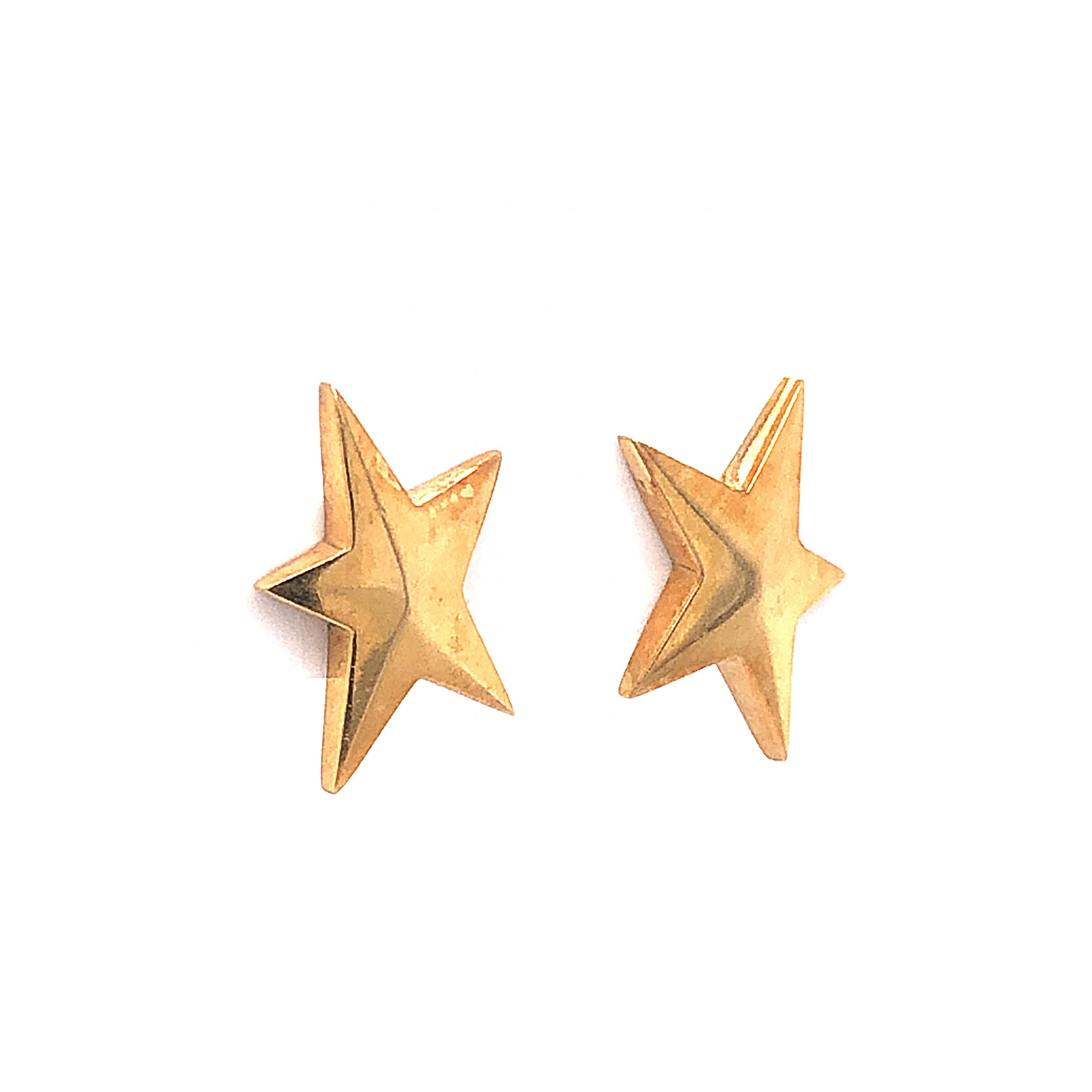 Tiffany & Co. Star Stud Earrings in 18k Yellow Gold - Image 3