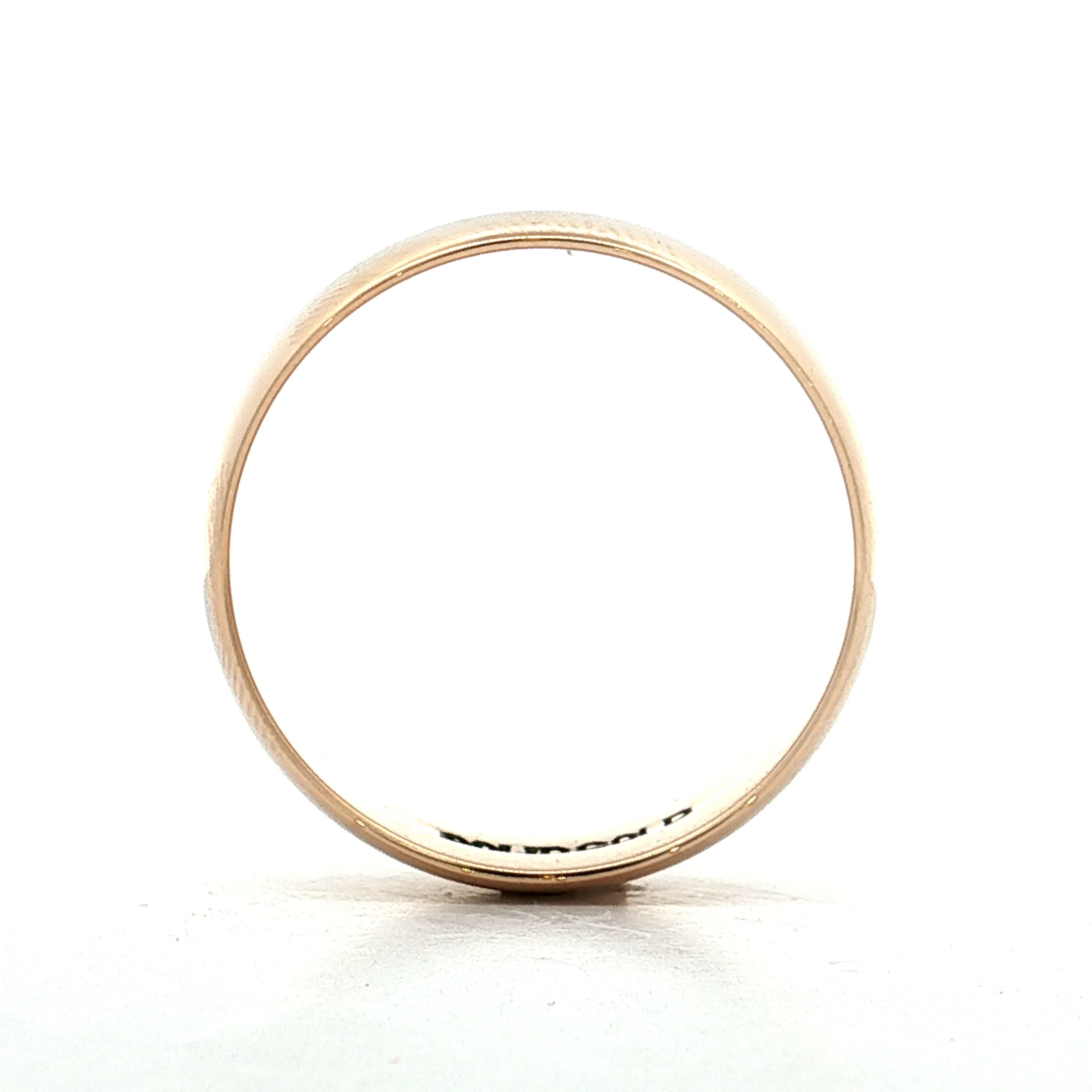 Victorian Antique Wedding Band 10k Yellow Gold - Image 4
