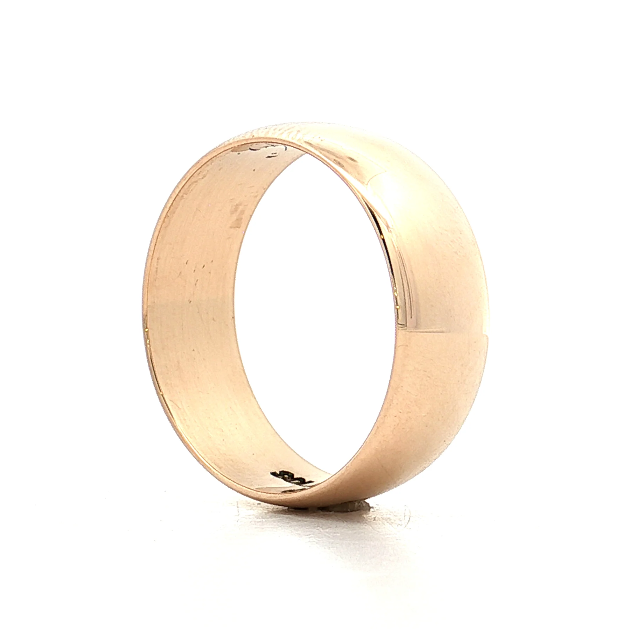 Victorian Antique Wedding Band 10k Yellow Gold - Image 5