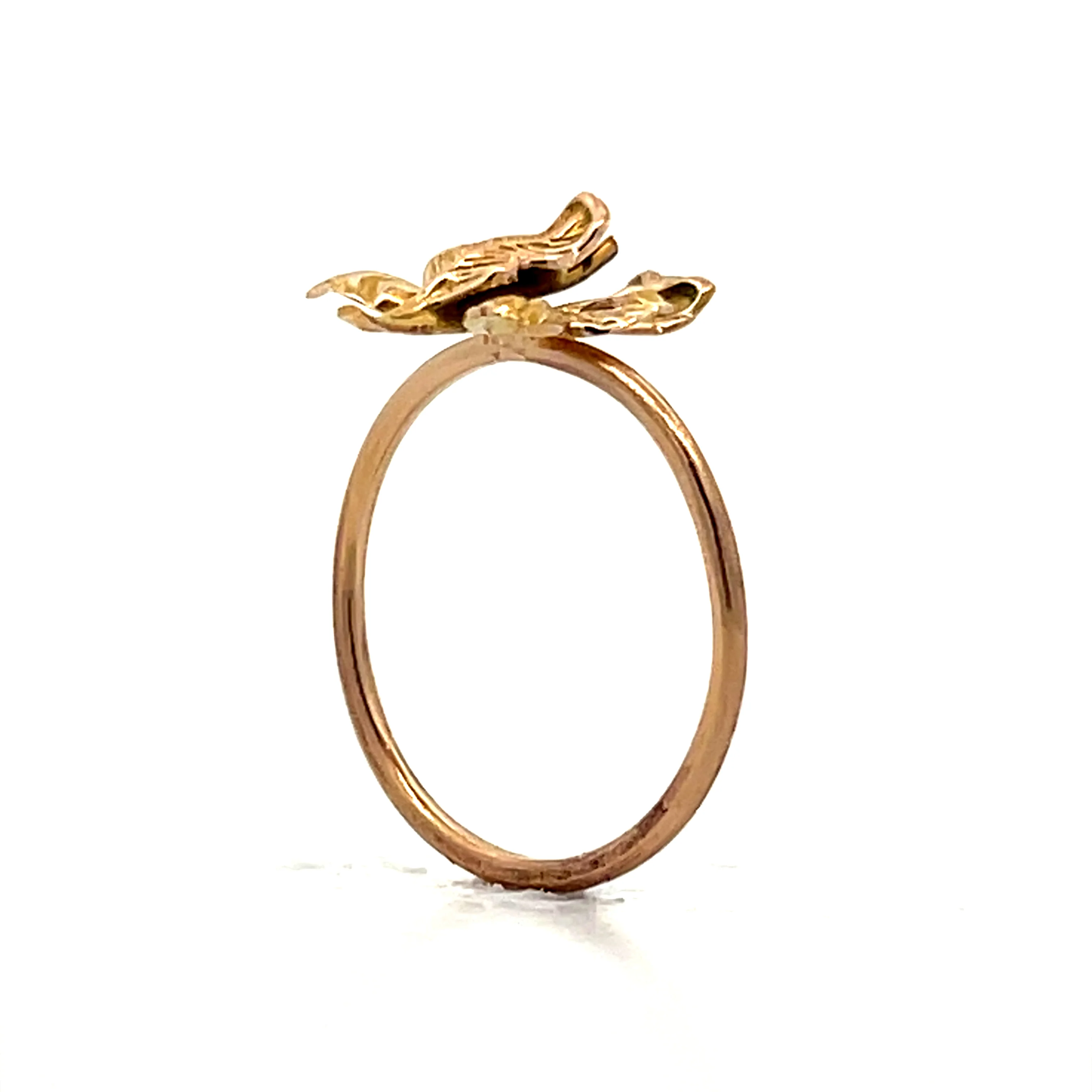 Victorian Stick Pin Conversion Ring in 10k Yellow Gold - Image 5