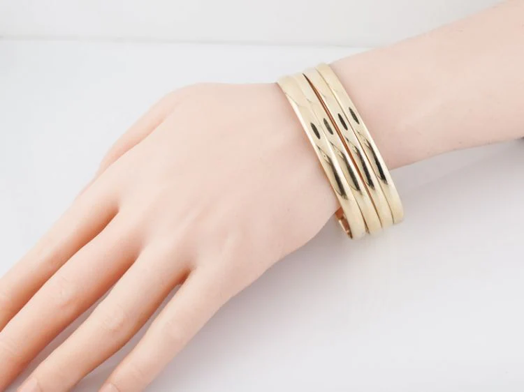 Vintage Bracelet Mid-Century in 14k Yellow Gold - Image 5