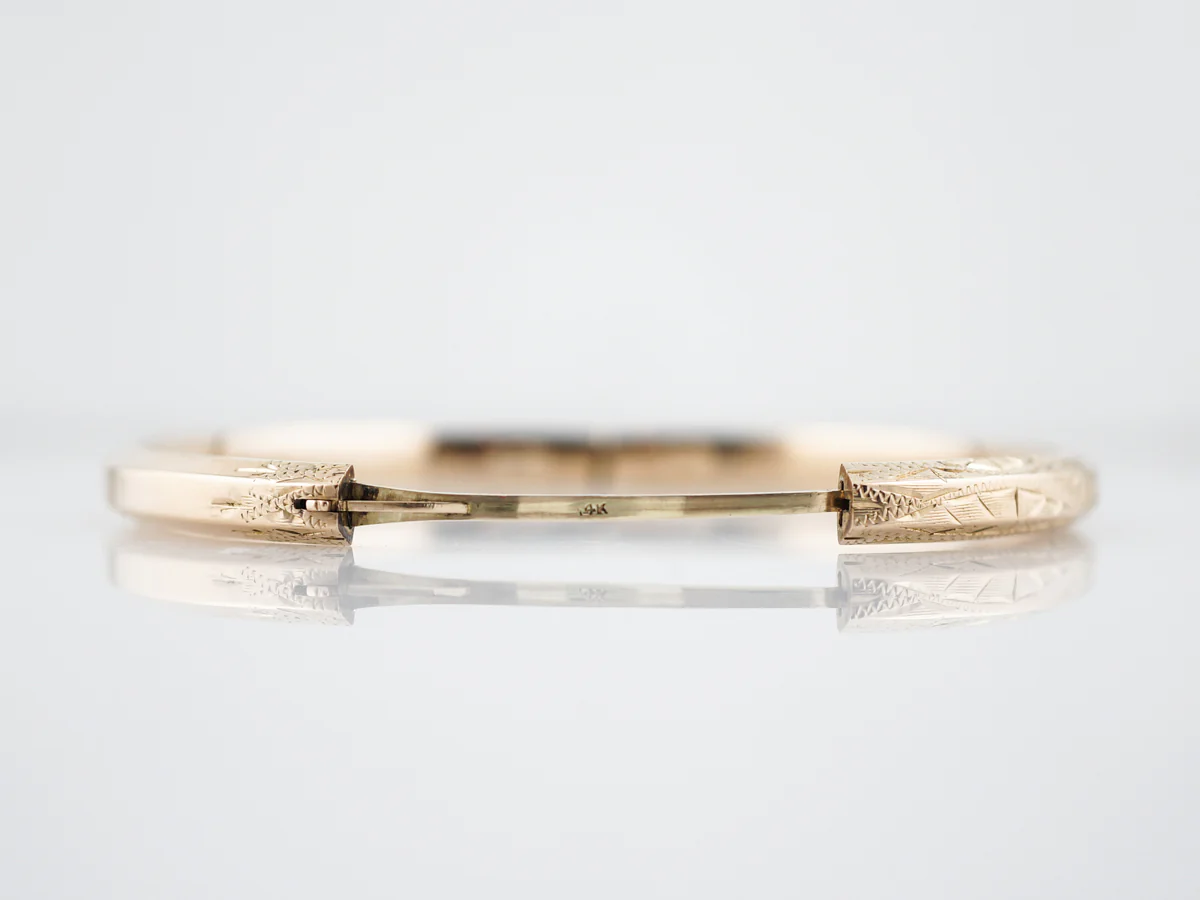 Vintage Bracelets Mid Century in 14k Yellow Gold - Image 3