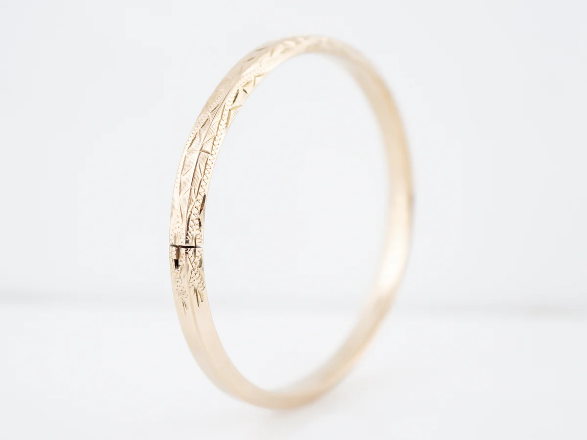 Vintage Bracelets Mid Century in 14k Yellow Gold - Image 4