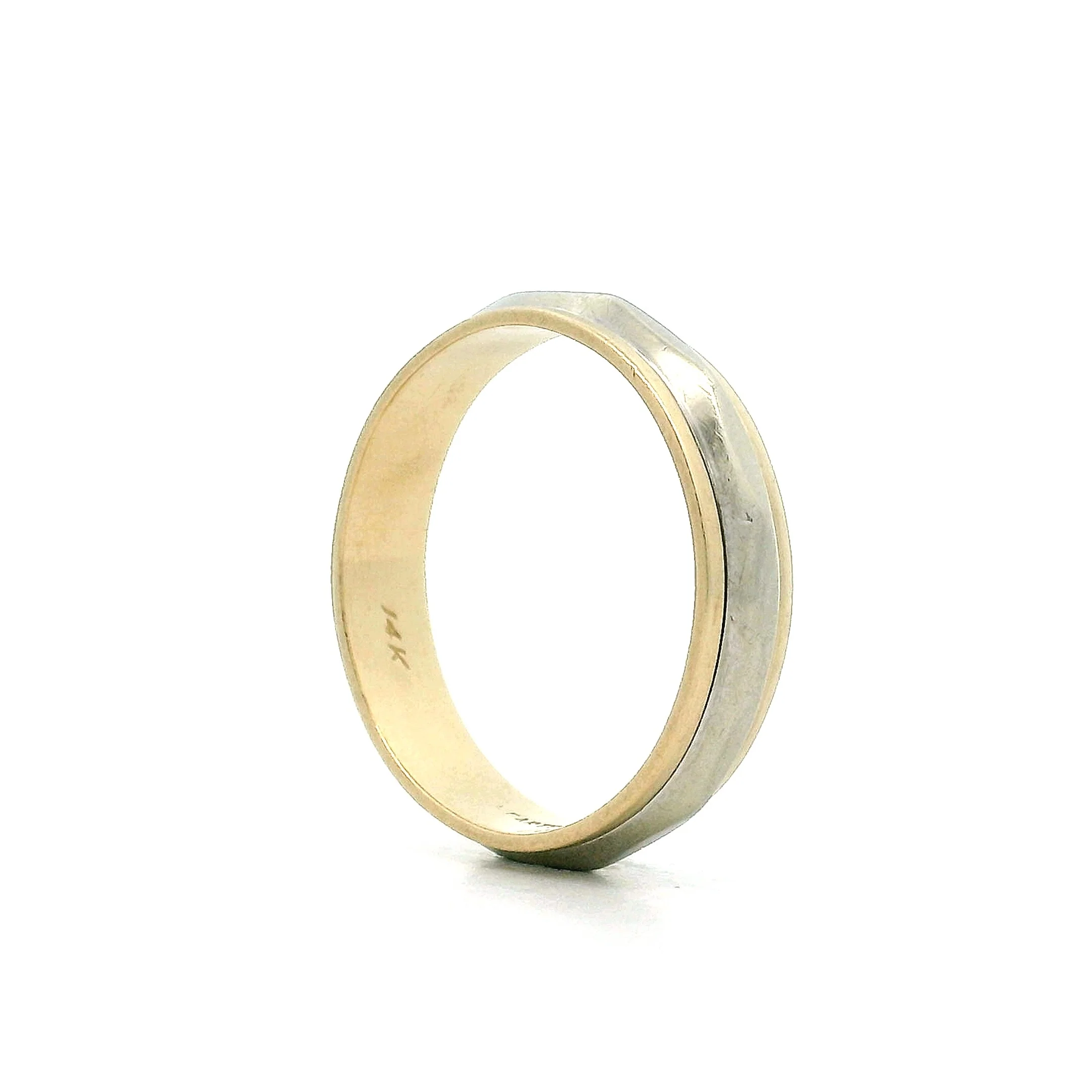 Vintage Mid-Century 5mm Wedding Band in 14k - Image 5