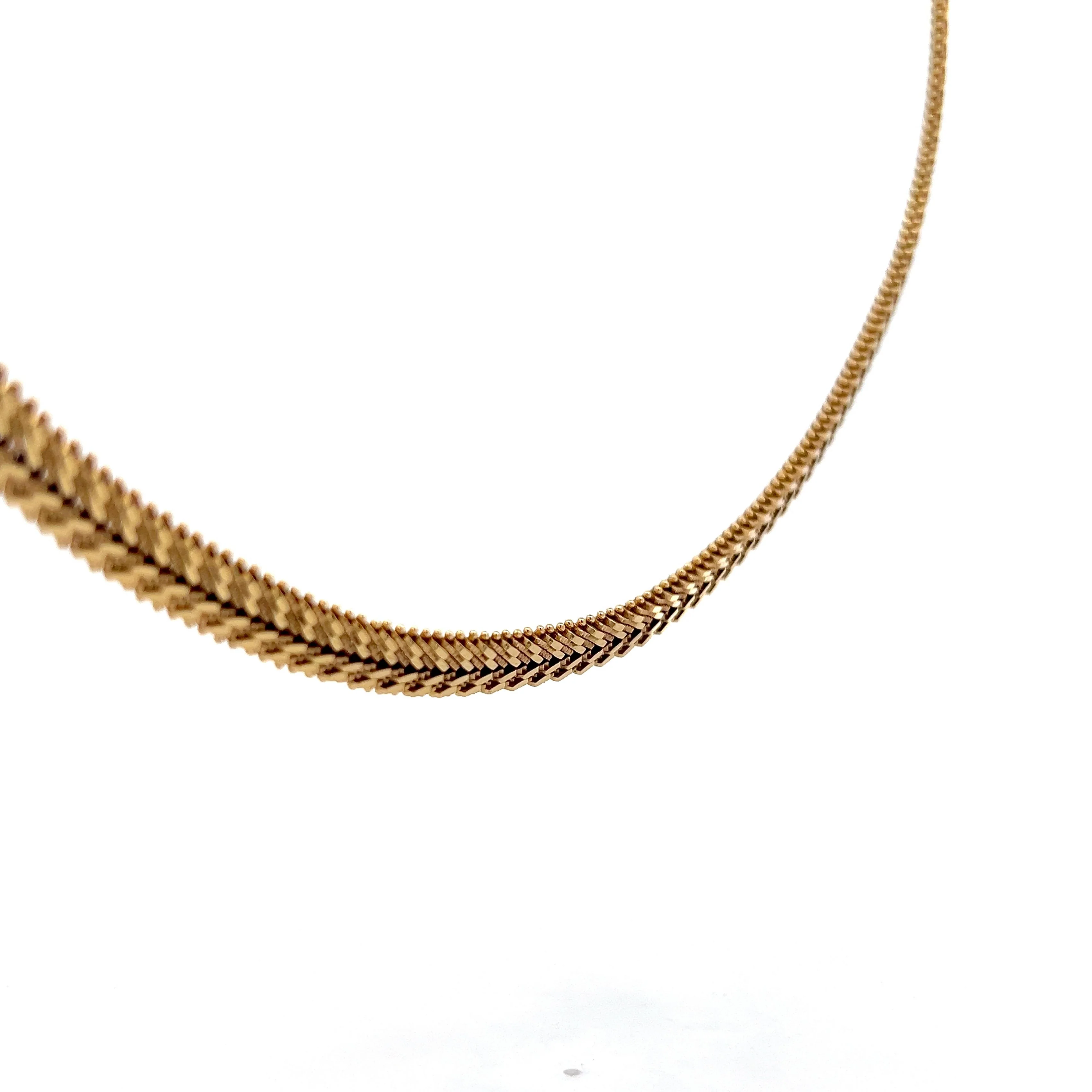 Vintage Mid-Century Collar Necklace in 18k - Image 3