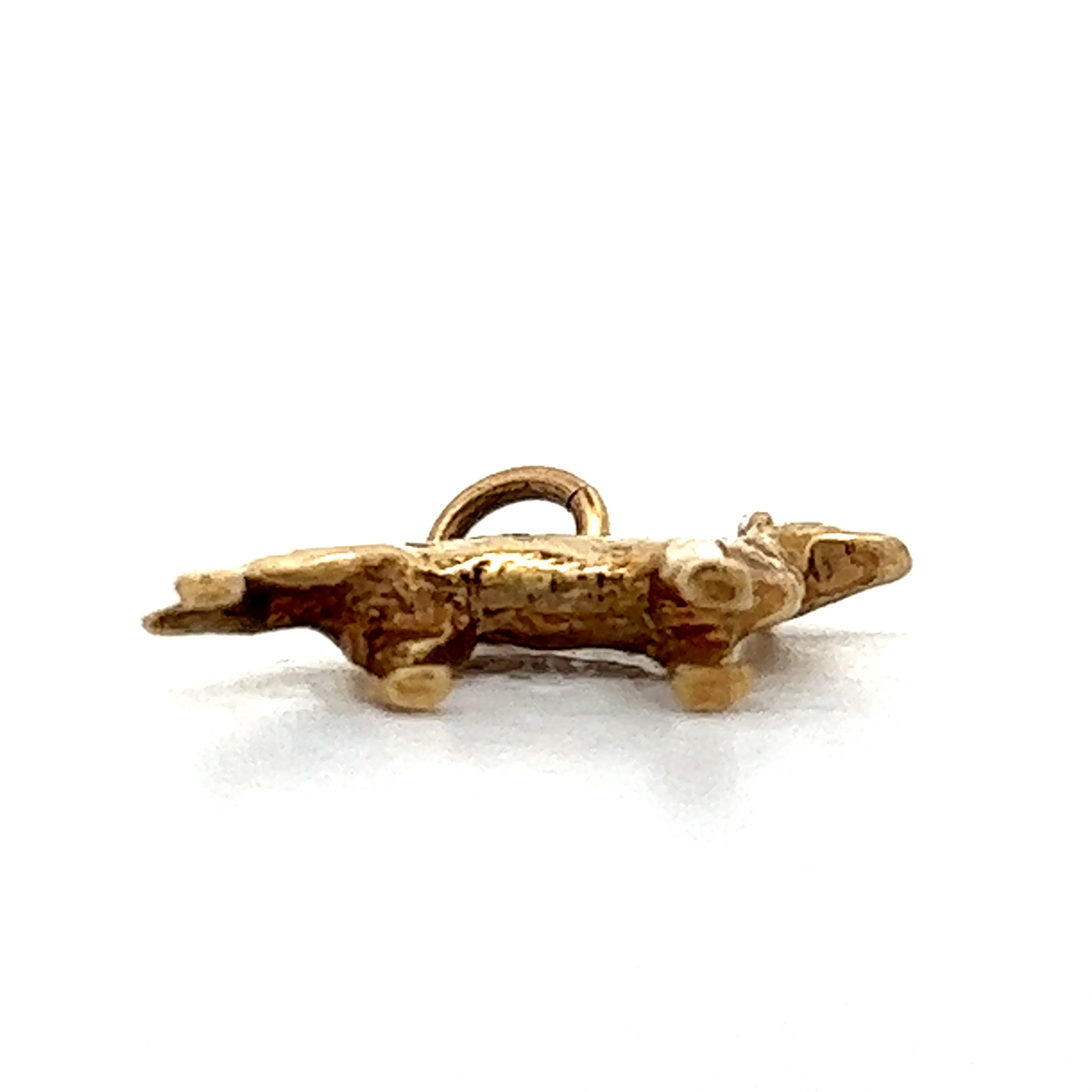 Vintage Mid-Century Dog Charm in 14k Yellow Gold - Image 4