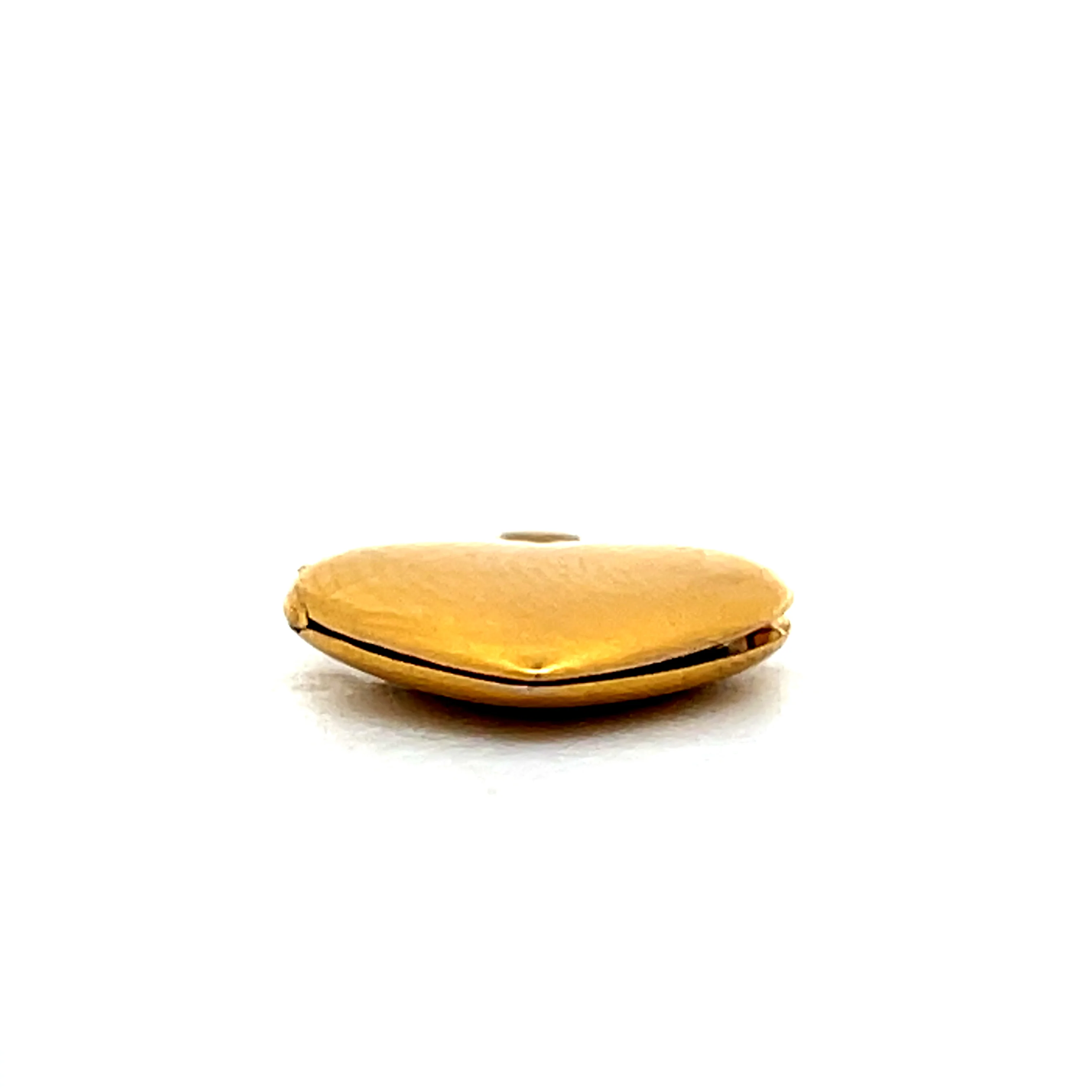 Vintage Mid-Century Heart Locket Charm in 14k - Image 3