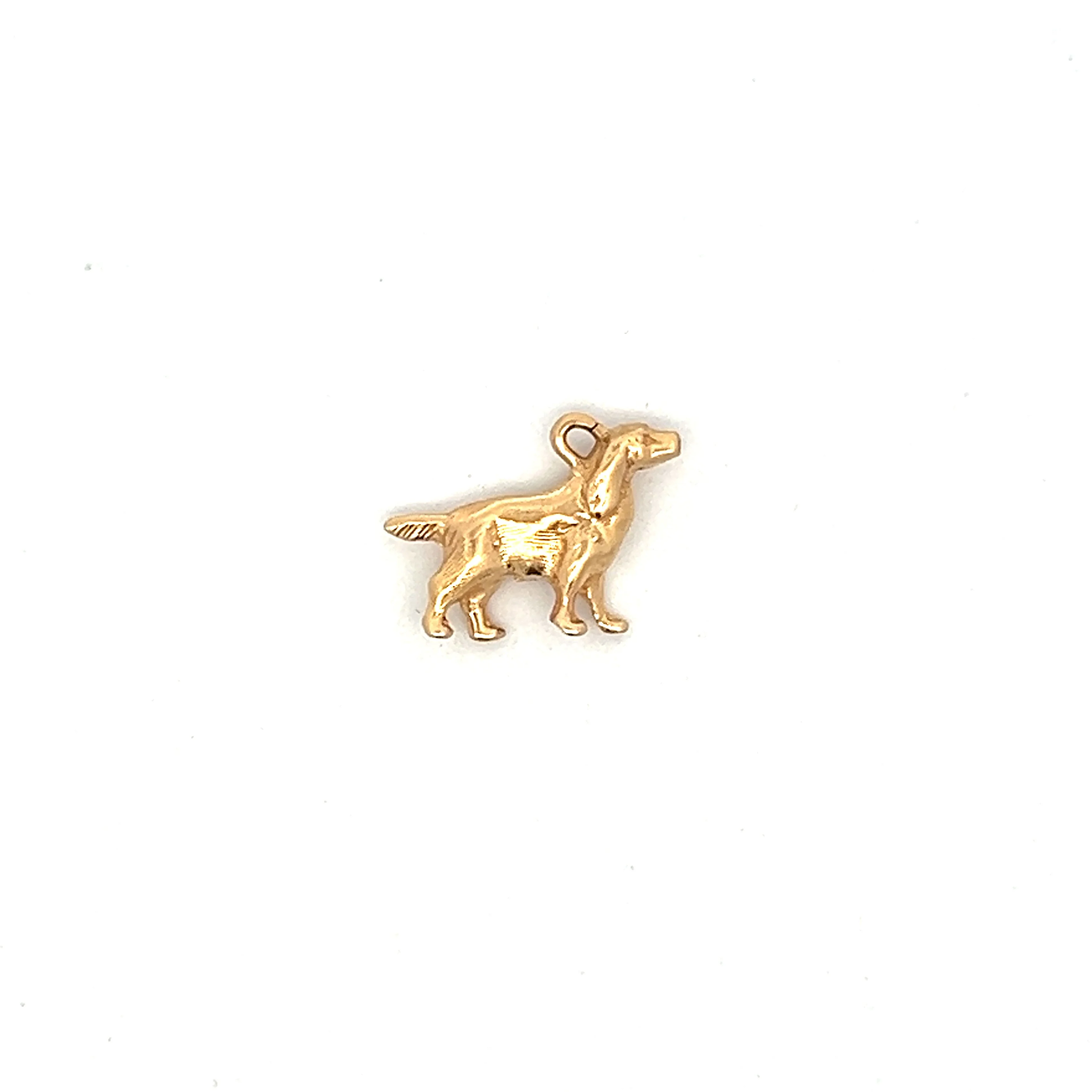 Vintage Mid-Century Pointer Dog Charm in 14k - Image 2