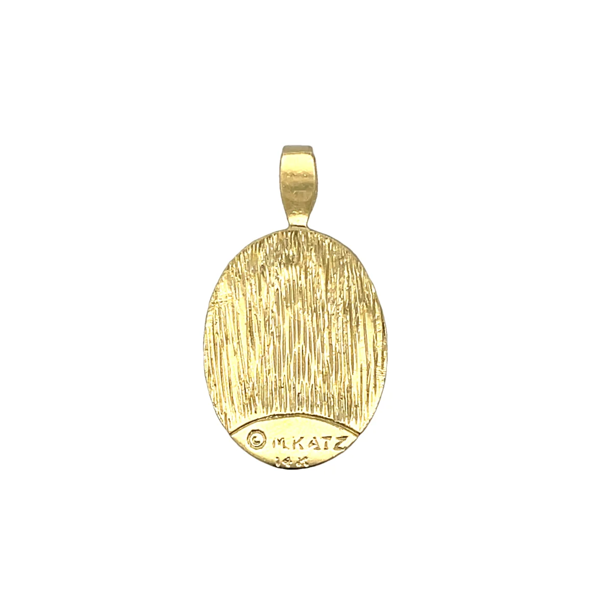 Vintage Mid-Century Ram Zodiac Pendant in 14k - Image 2