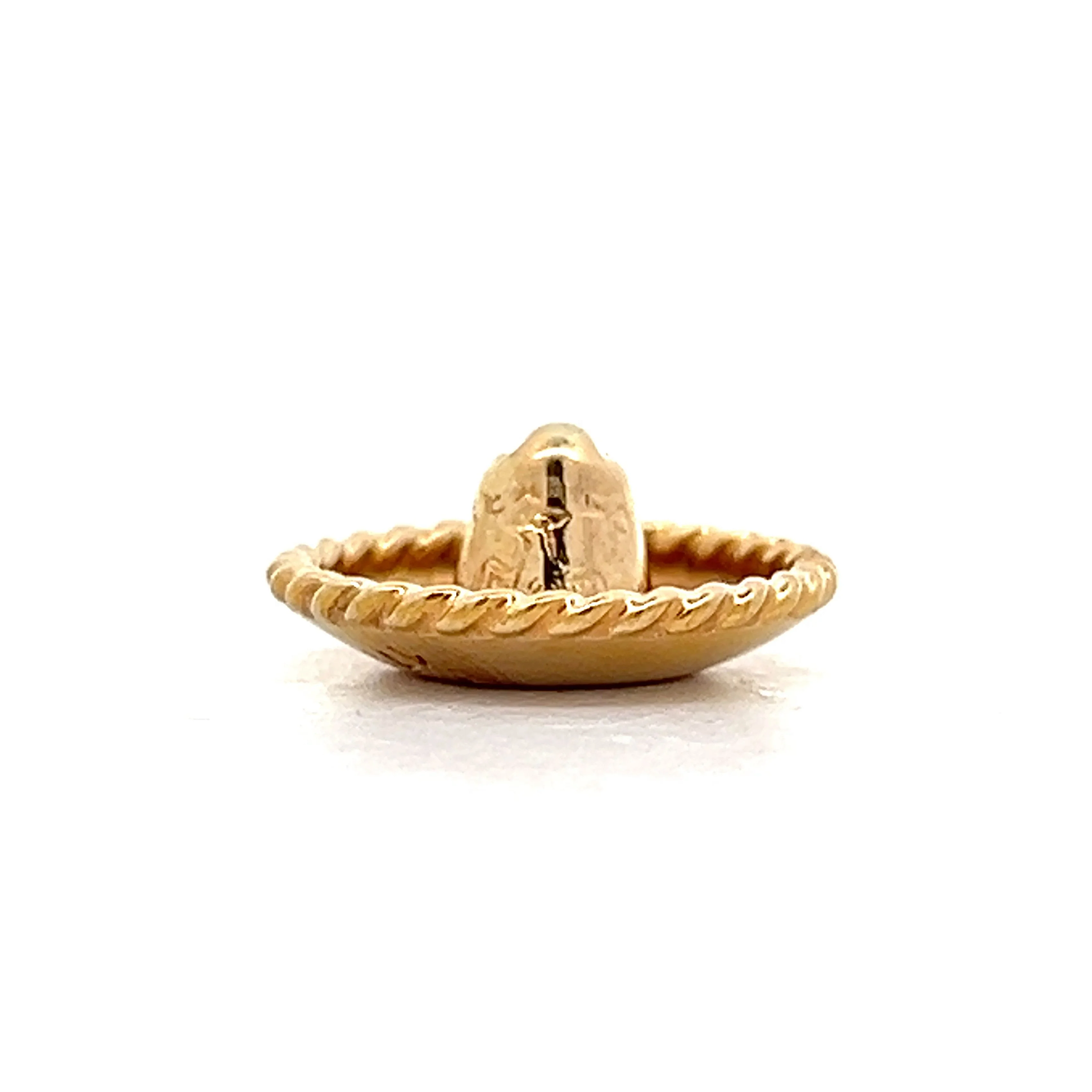 Vintage Mid-Century Sombrero Charm in 14k - Image 2